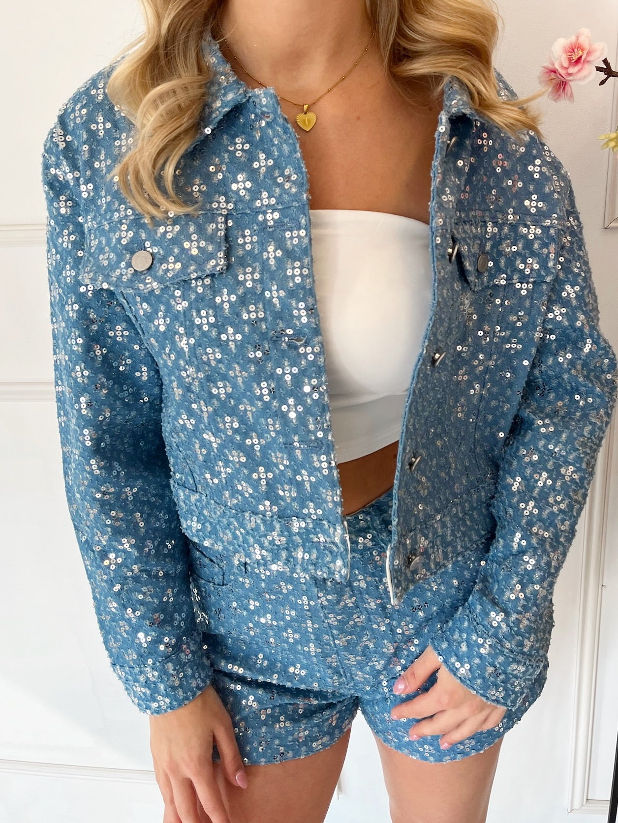 Twinkle Denim Jasje | Blauw