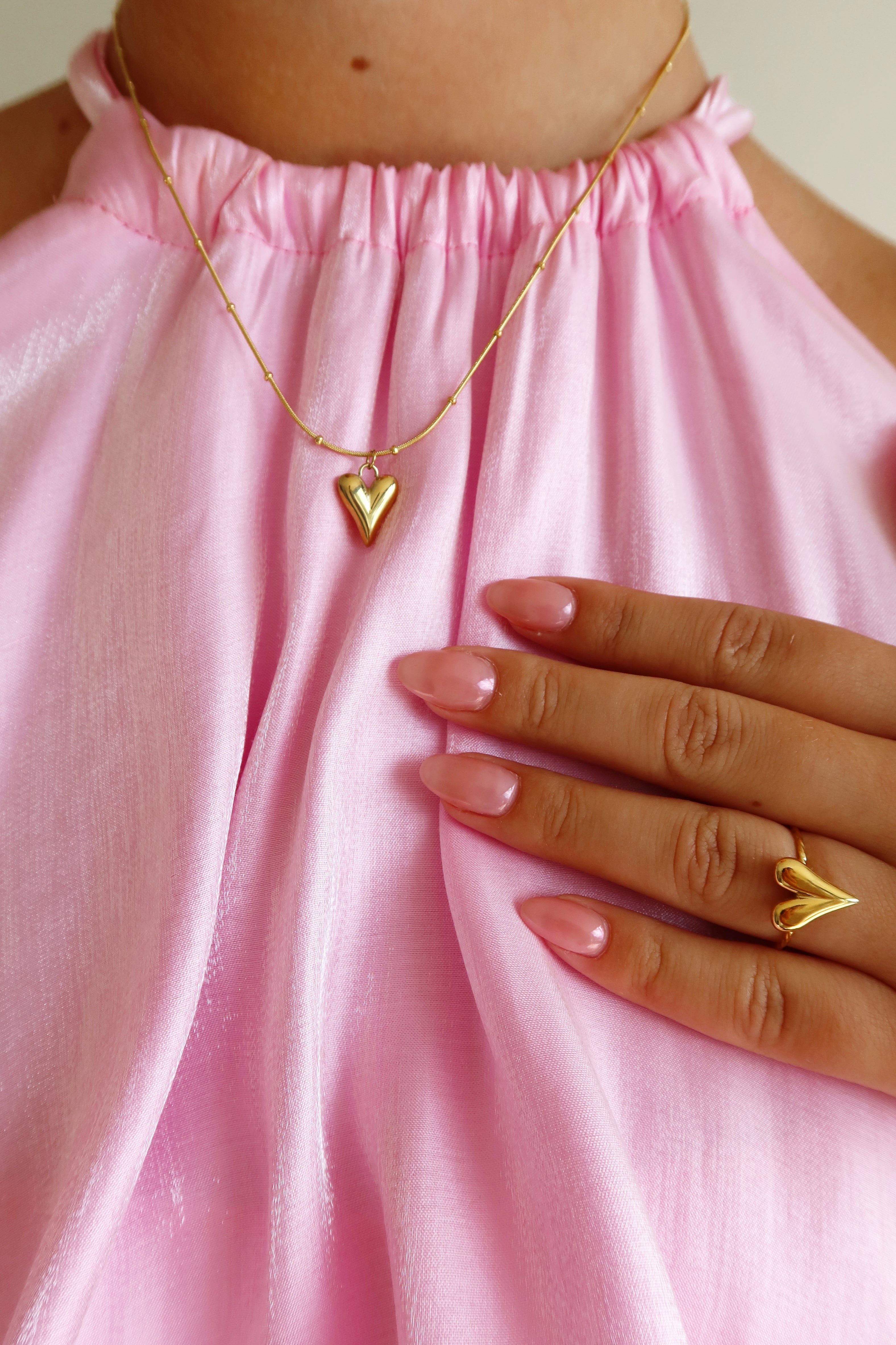 Love Hartjes Ketting | Goud