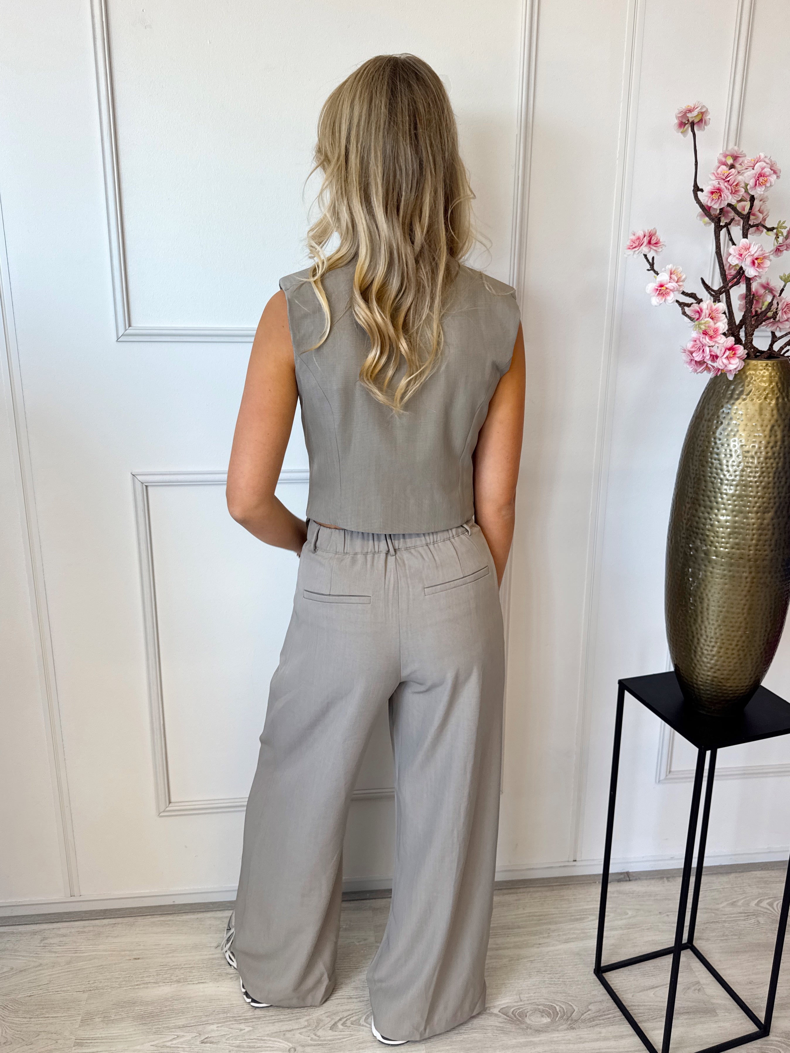 Classy Laury Pantalon | Taupe