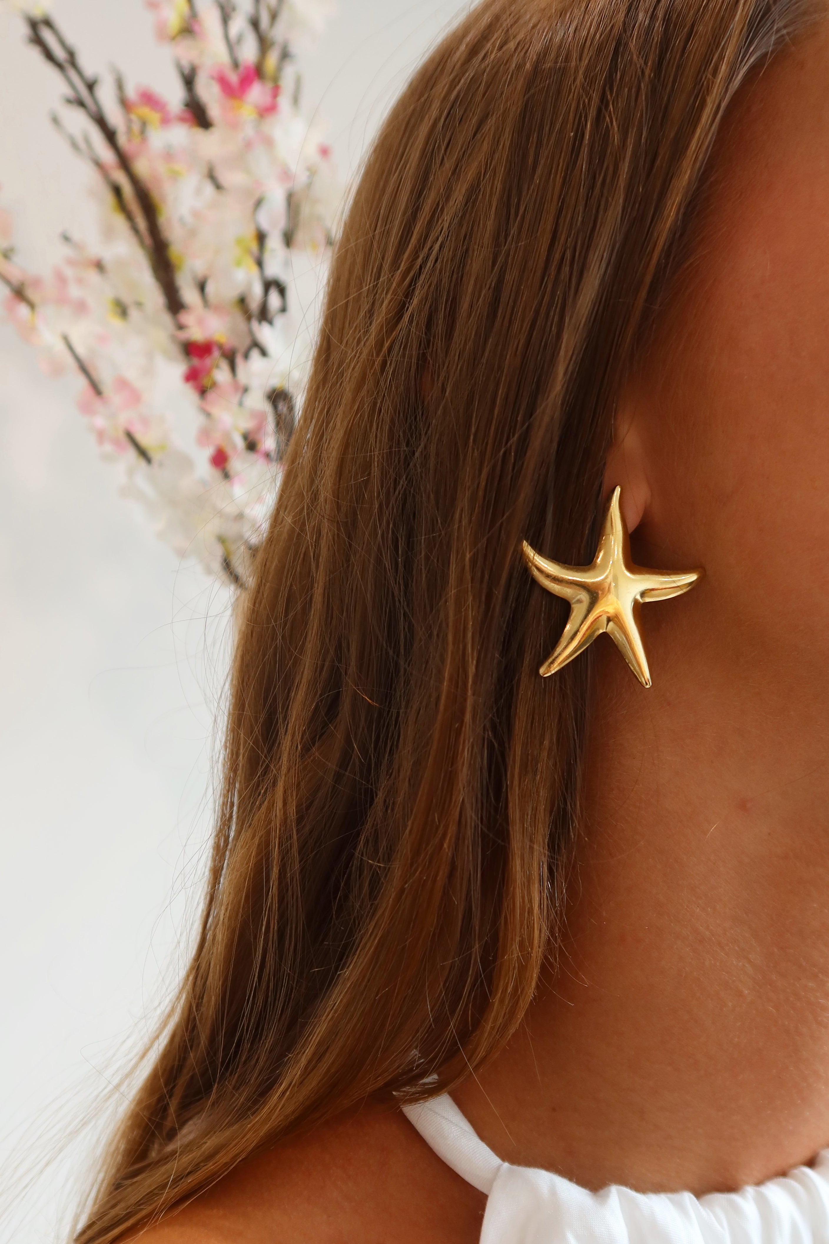 Starfish Oorbellen | Goud