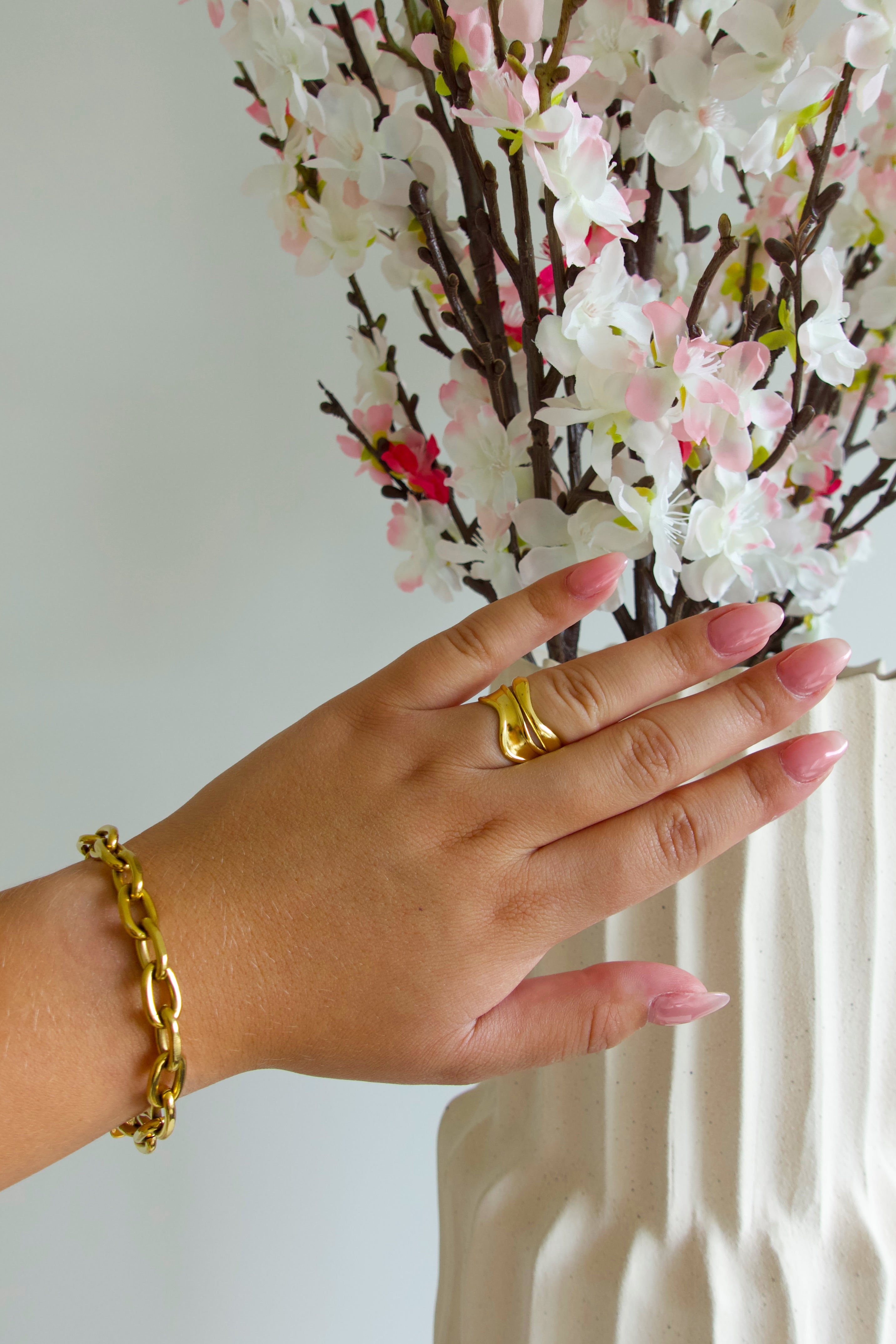 Swirl Ring | Goud
