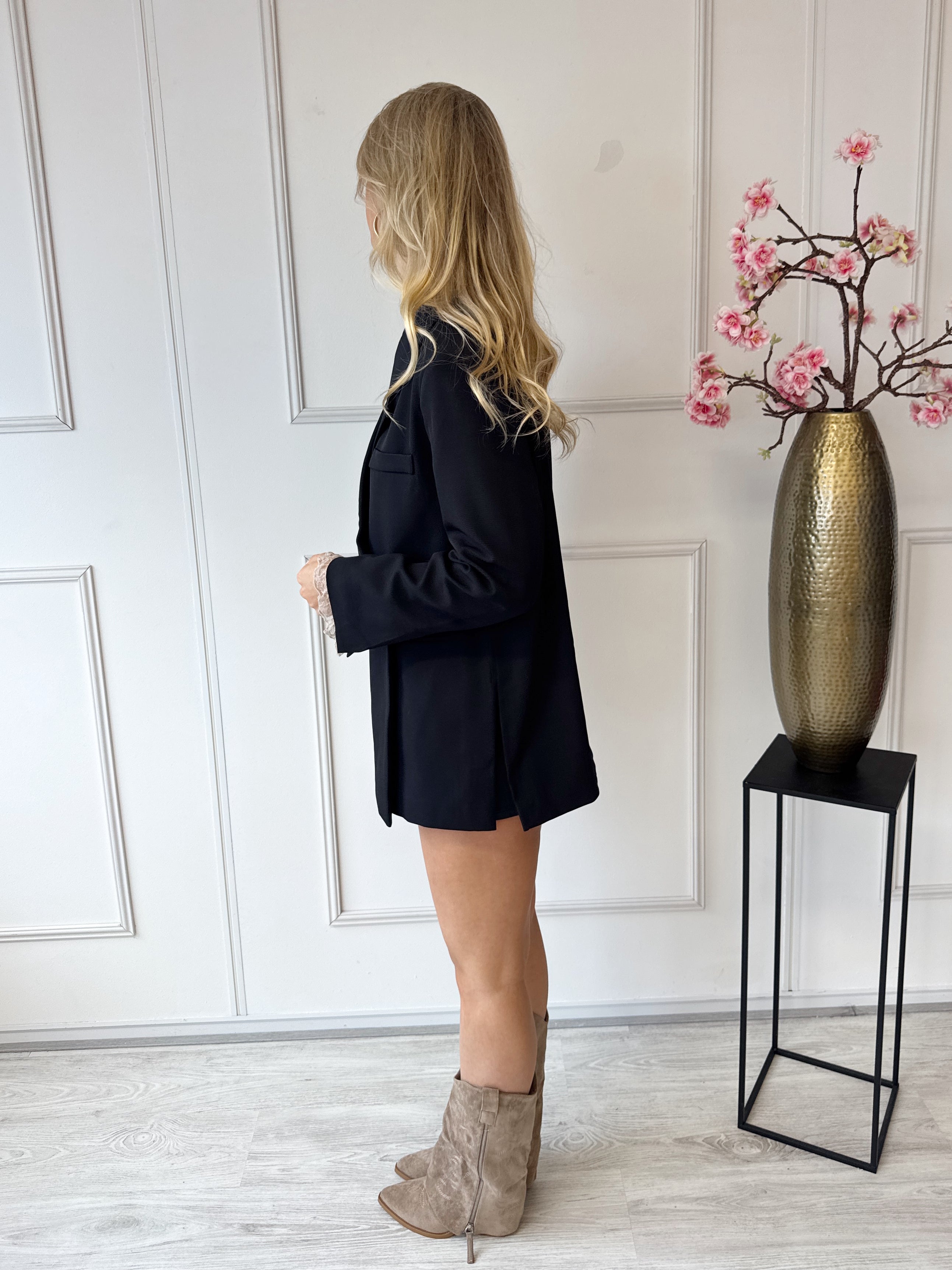 Boxy Oversized Blazer | Zwart
