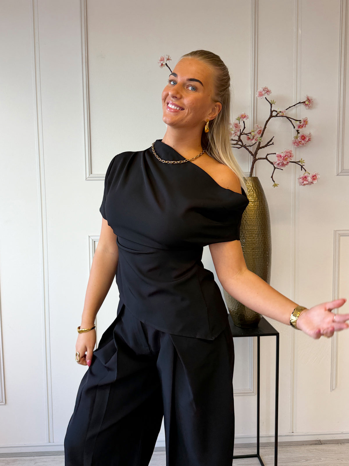Mayke Top | Zwart