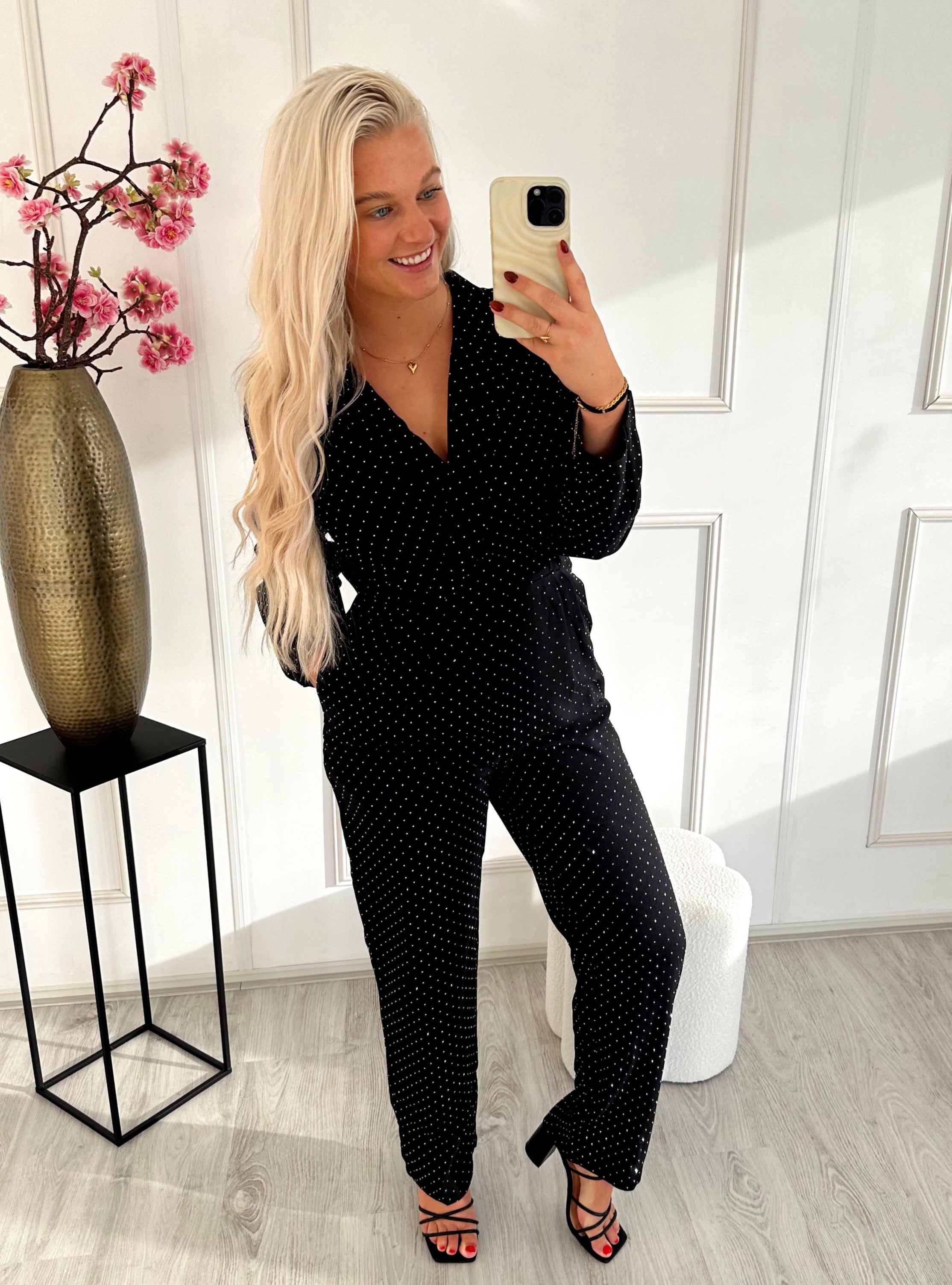 Limited Diamond Jumpsuit | Zwart