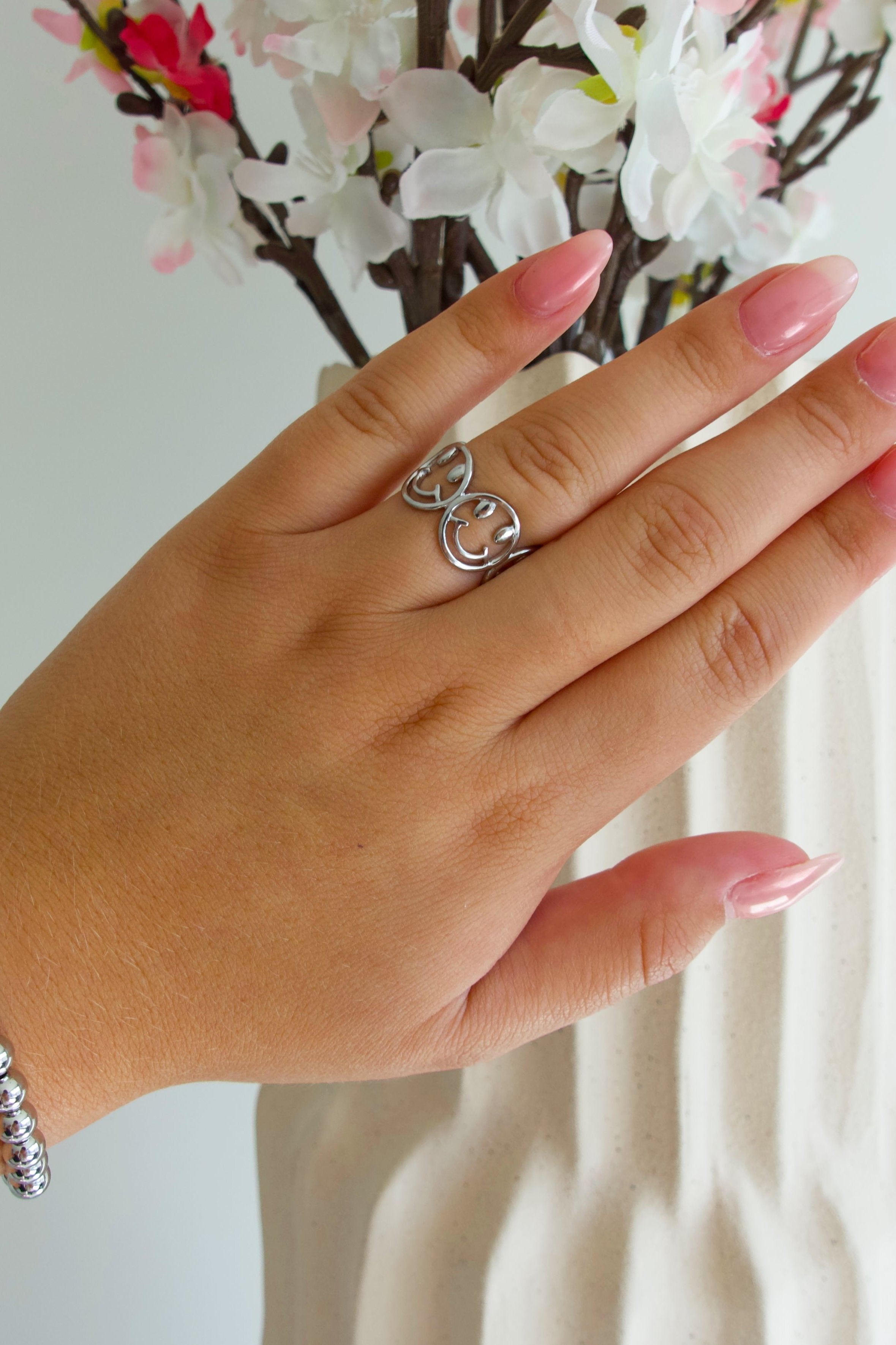Oh happy day ring | Zilver