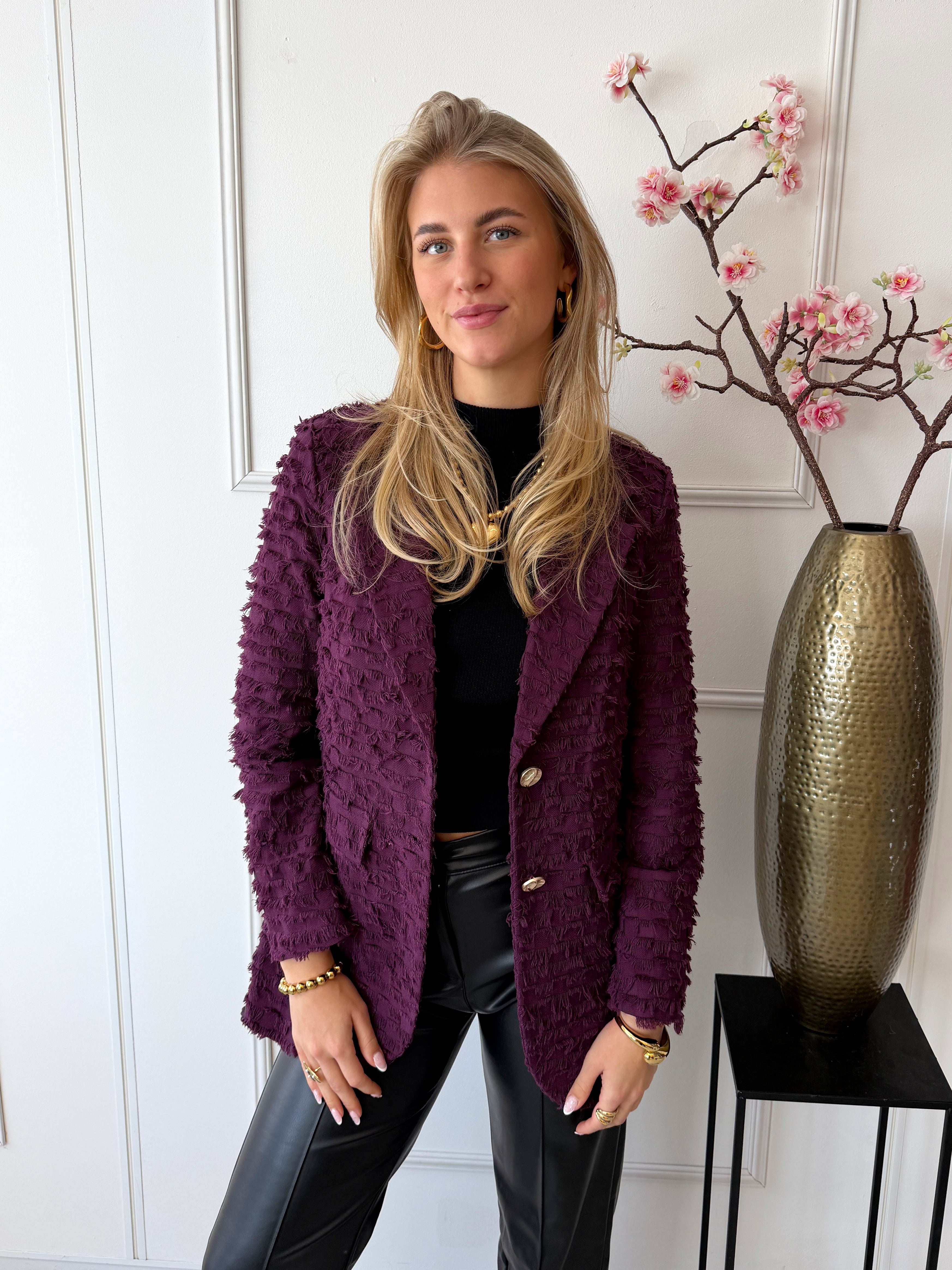 Dilara Blazer | Bordeaux