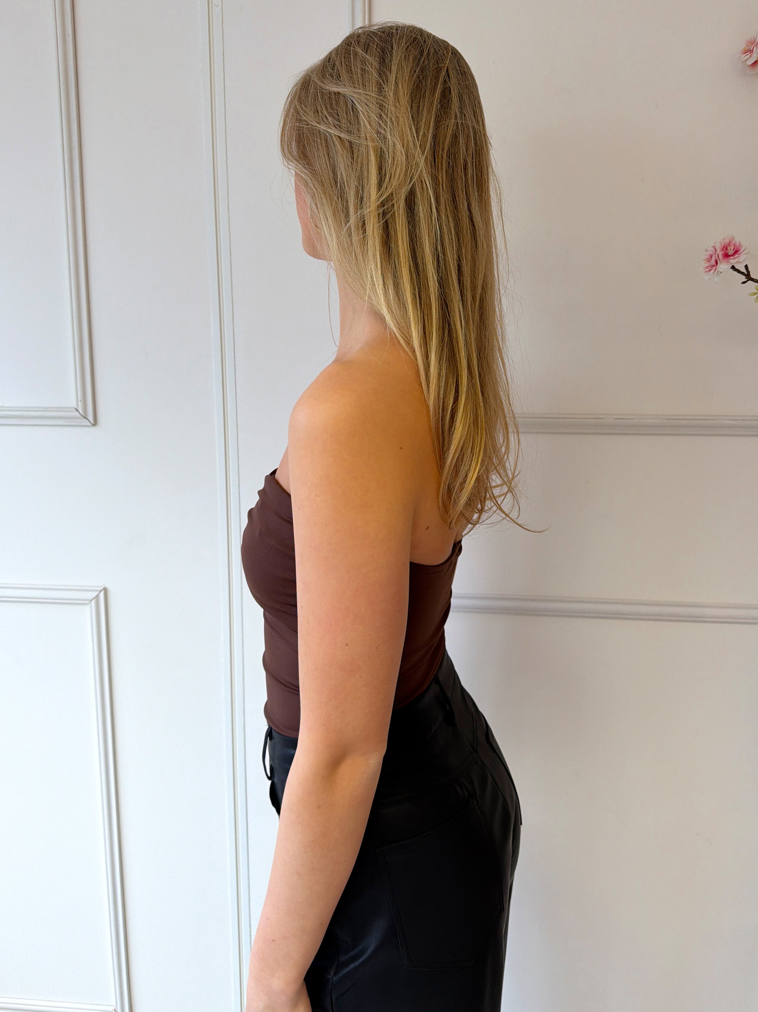 Strapless Body Bloem | Bruin
