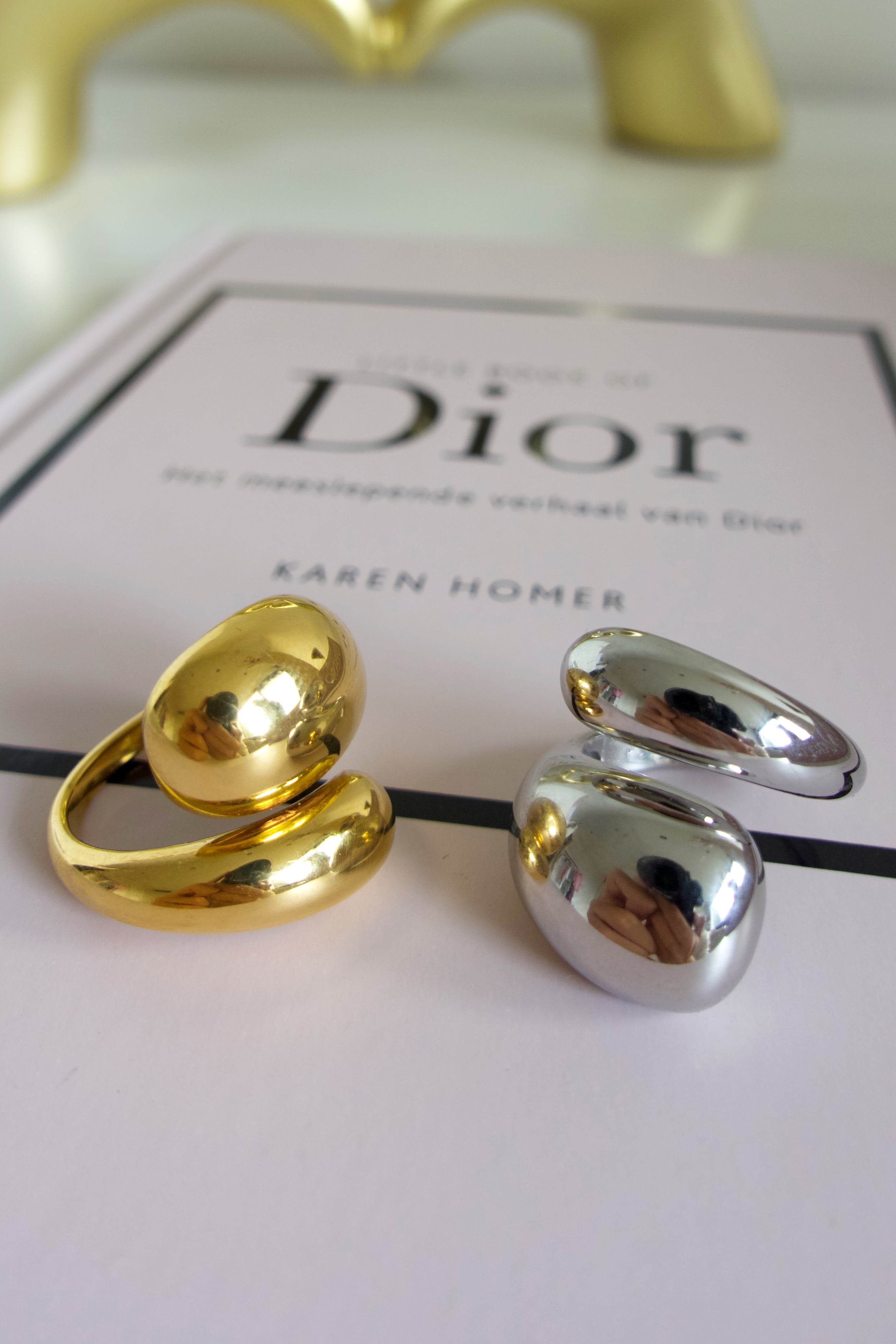 Open Swirl Ring | Zilver