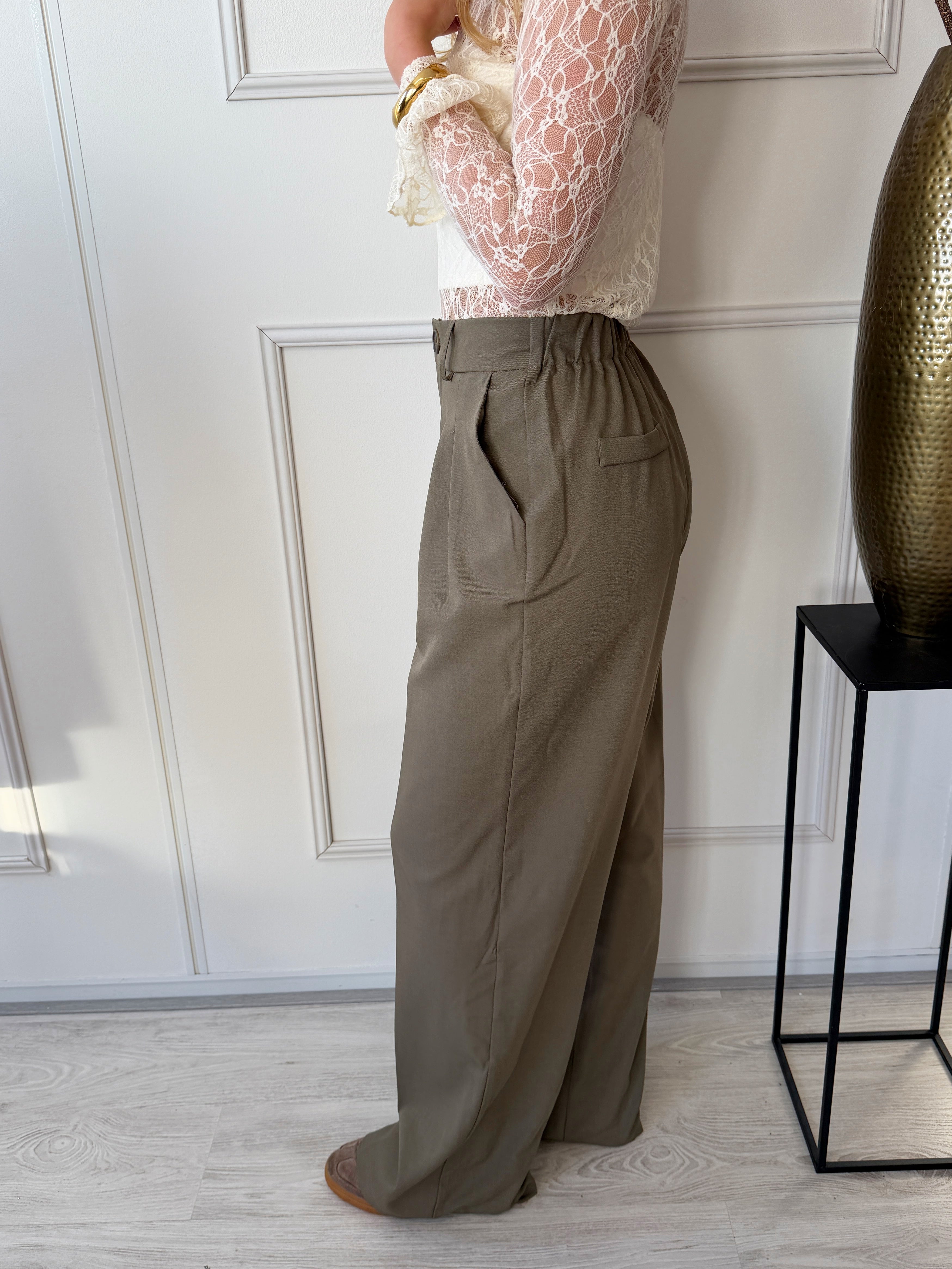Oversized Boxy Pantalon | Khaki