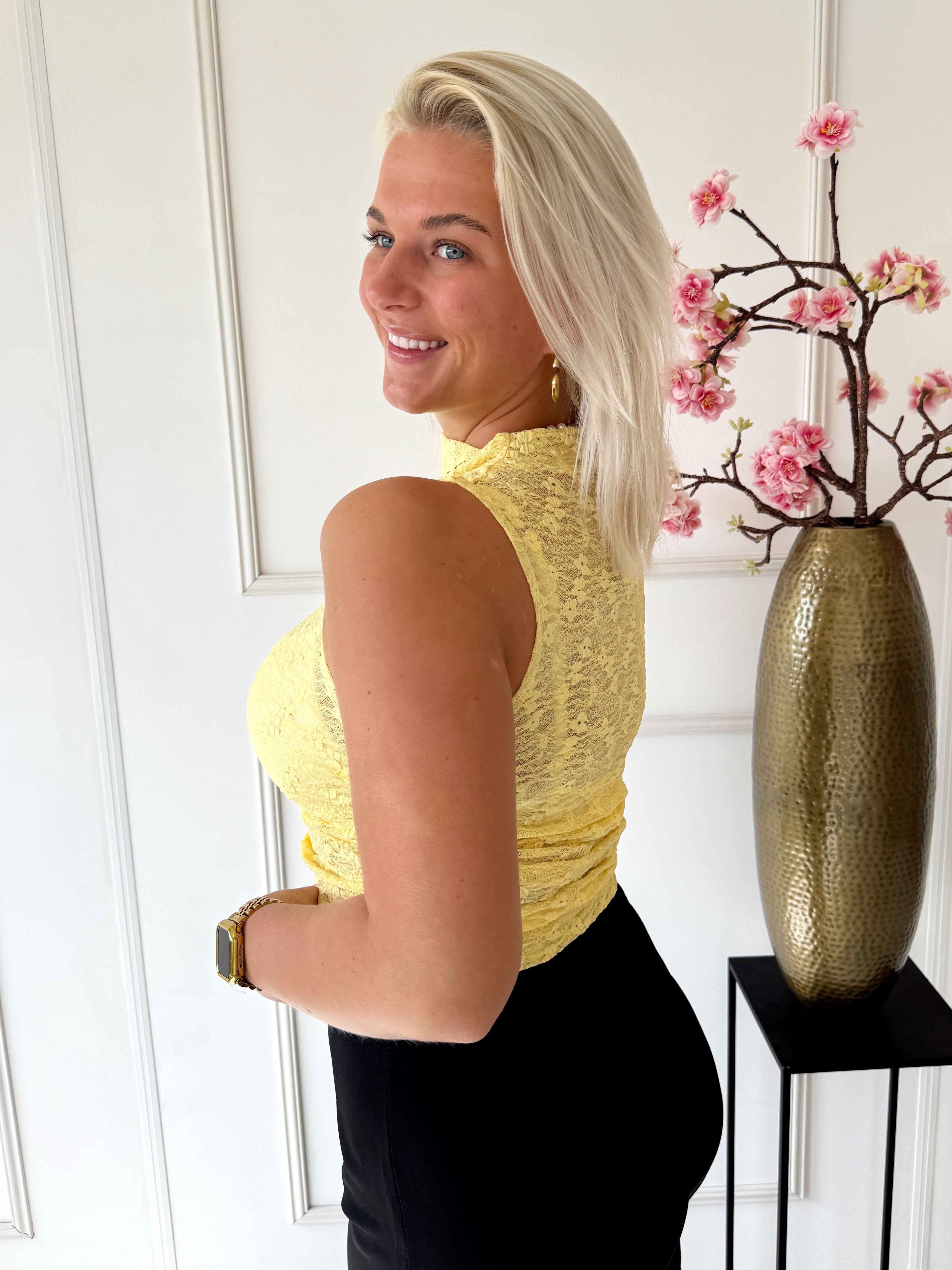 Kanten Icone Top | Geel