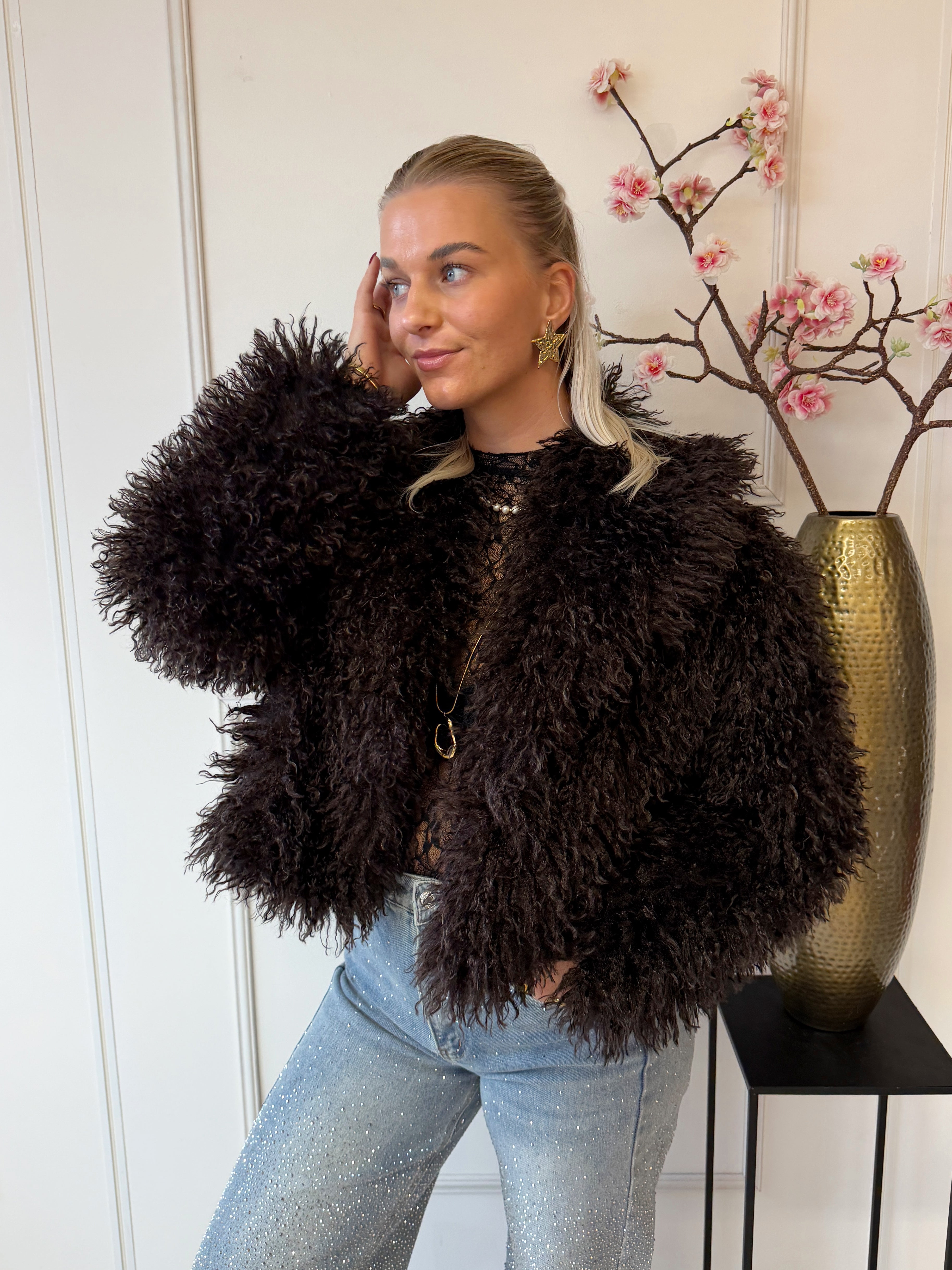 Fluffy Jas | Donkerbruin