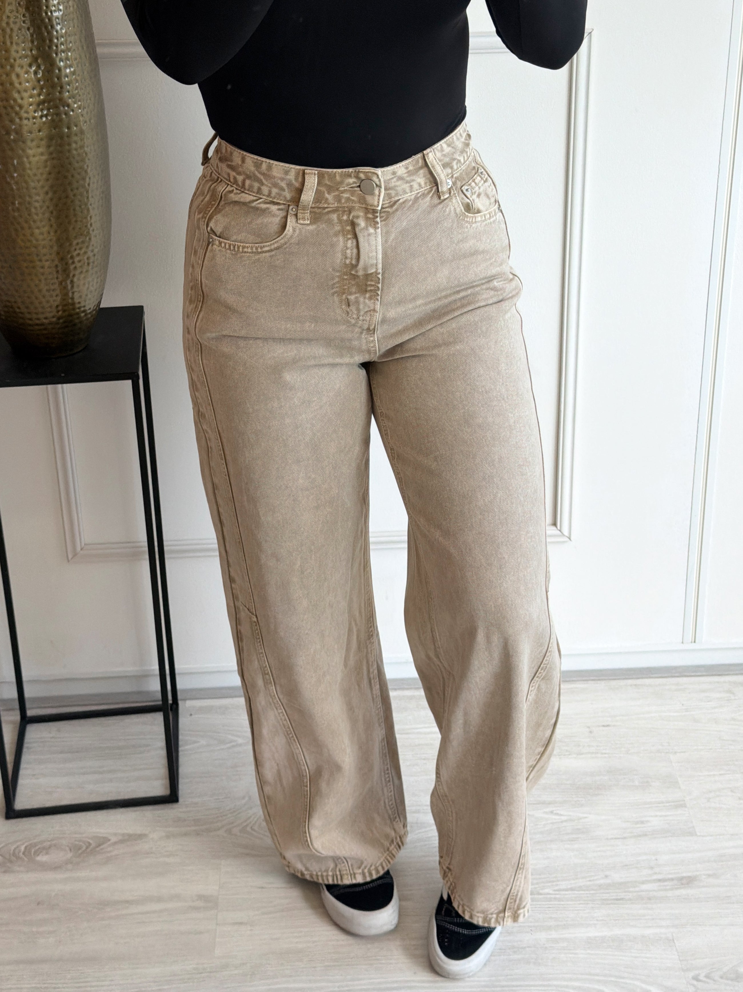 Favorite Barrel Jeans | Washed Taupe