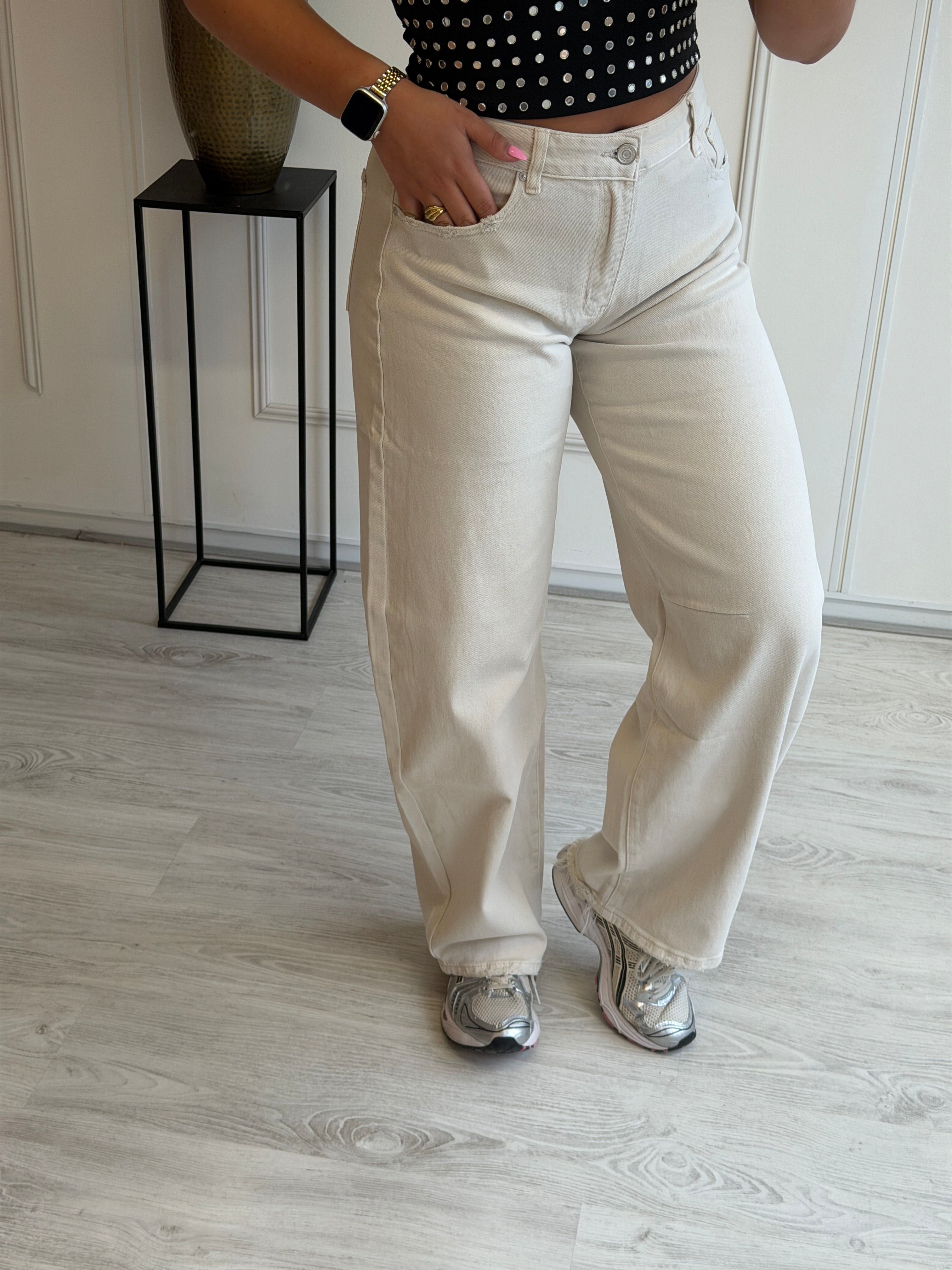 Barrel Queen Broek | Beige