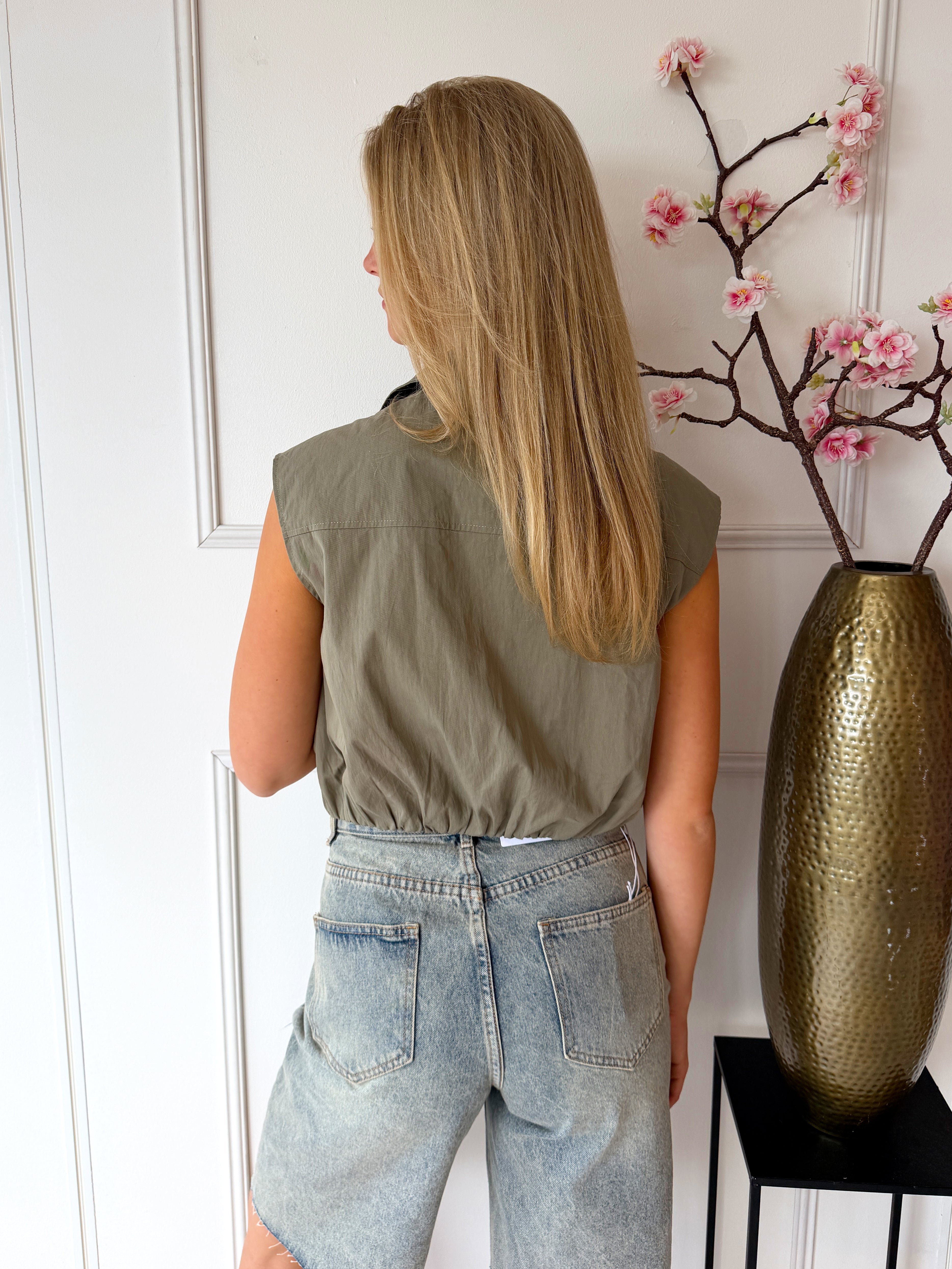 Skye Gilet | Khaki