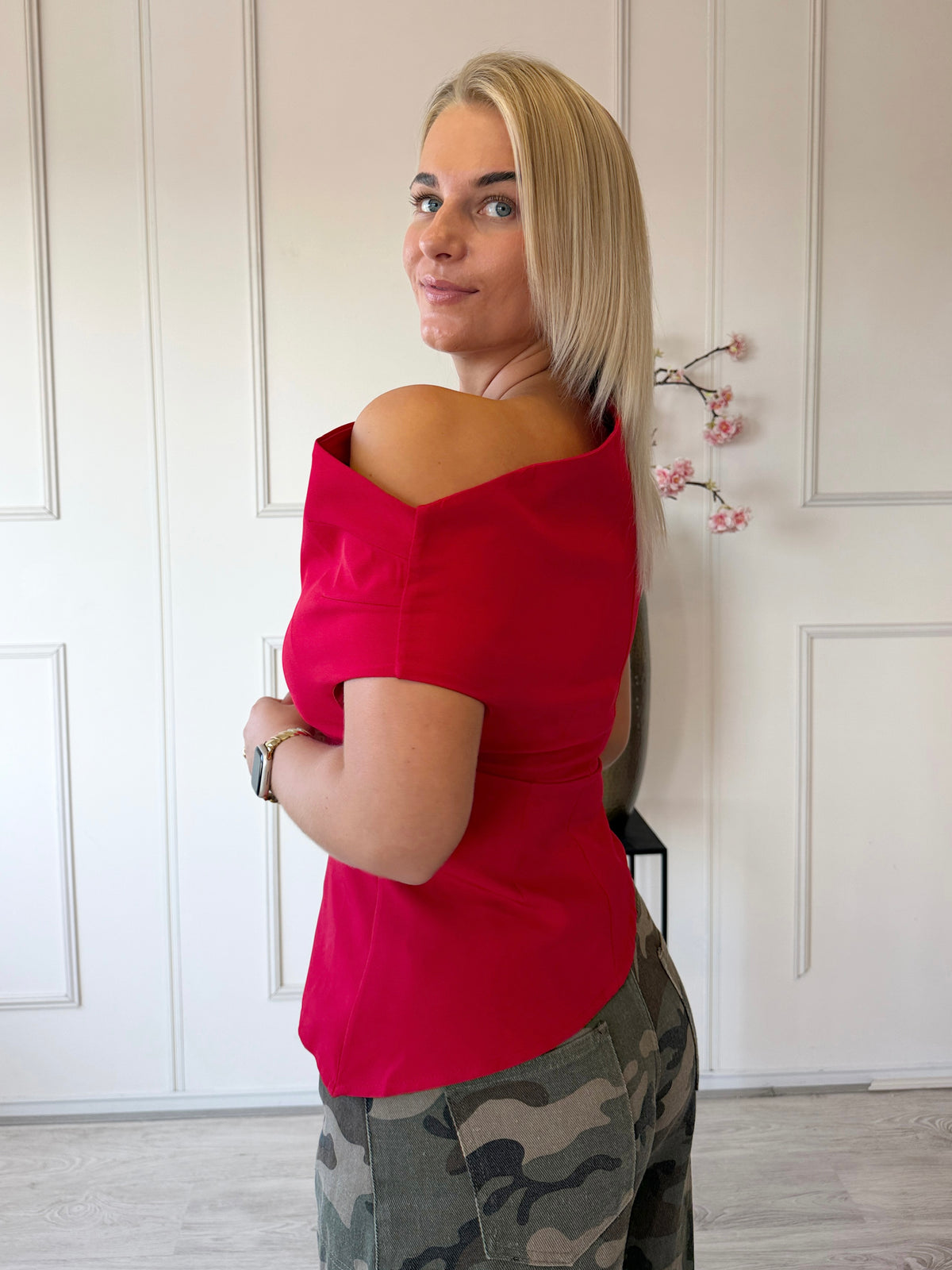 Mayke Top | Rood