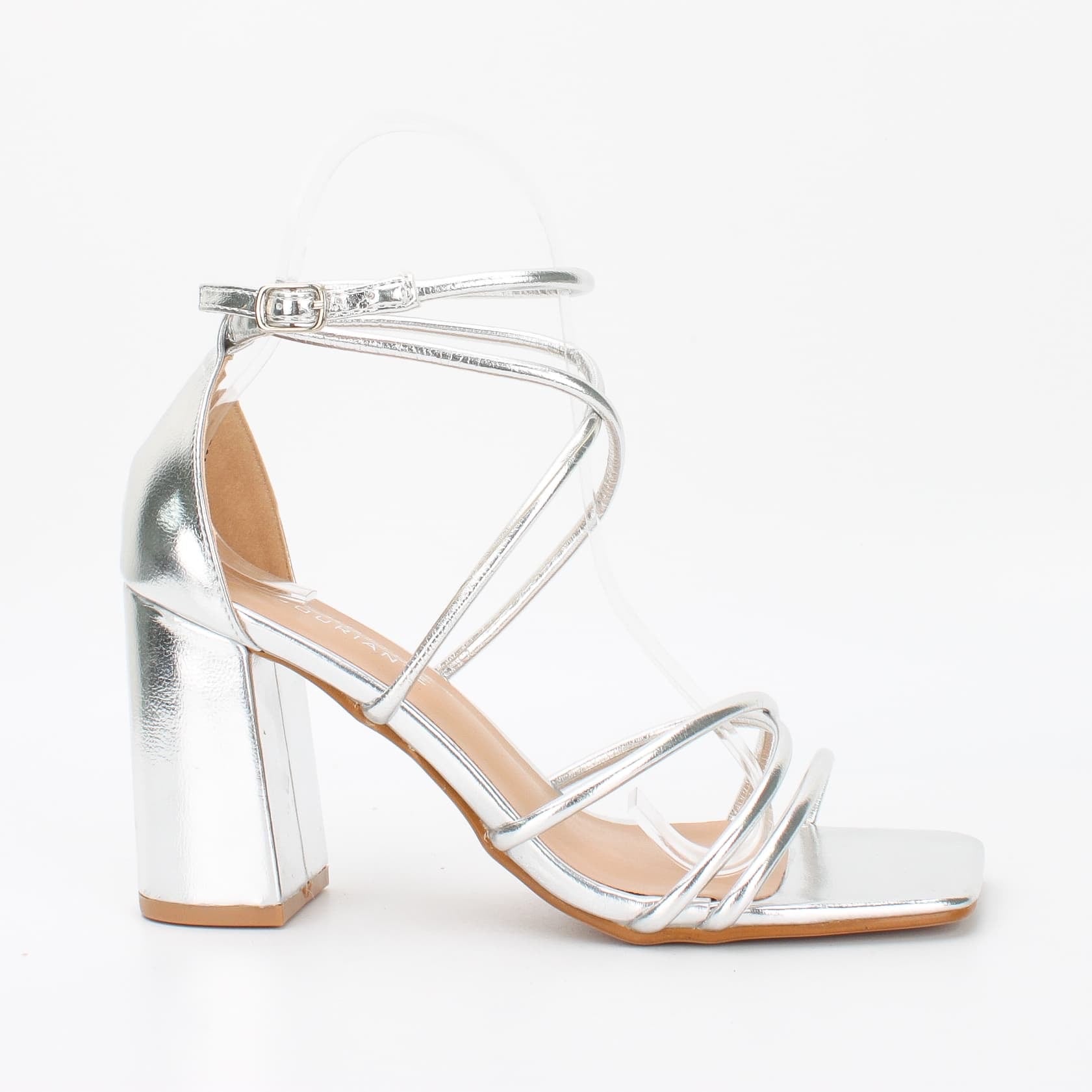 Strappy Hakken | Zilver