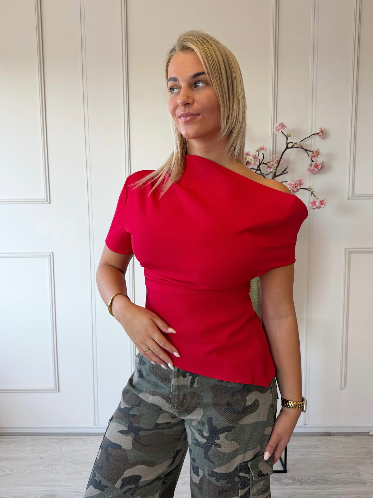 Mayke Top | Rood