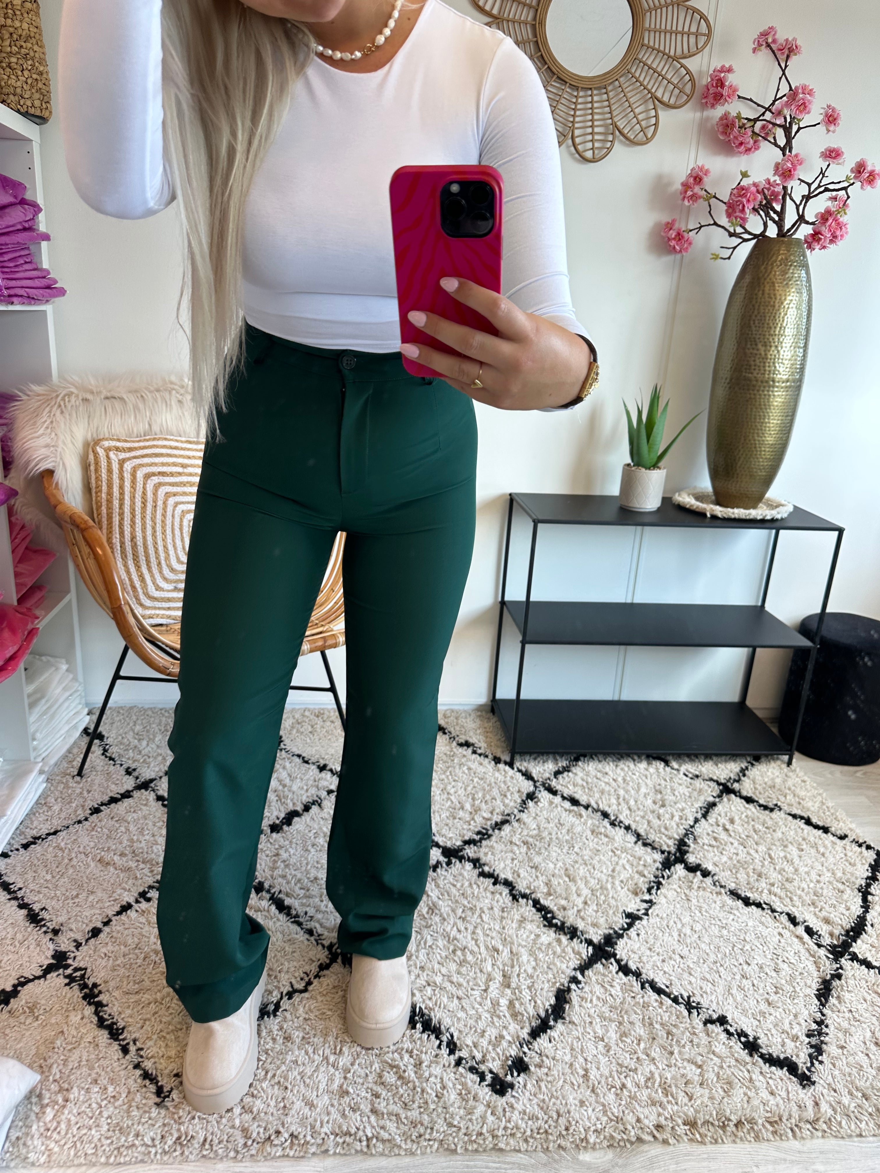 Tess Pantalon | Jungle Groen