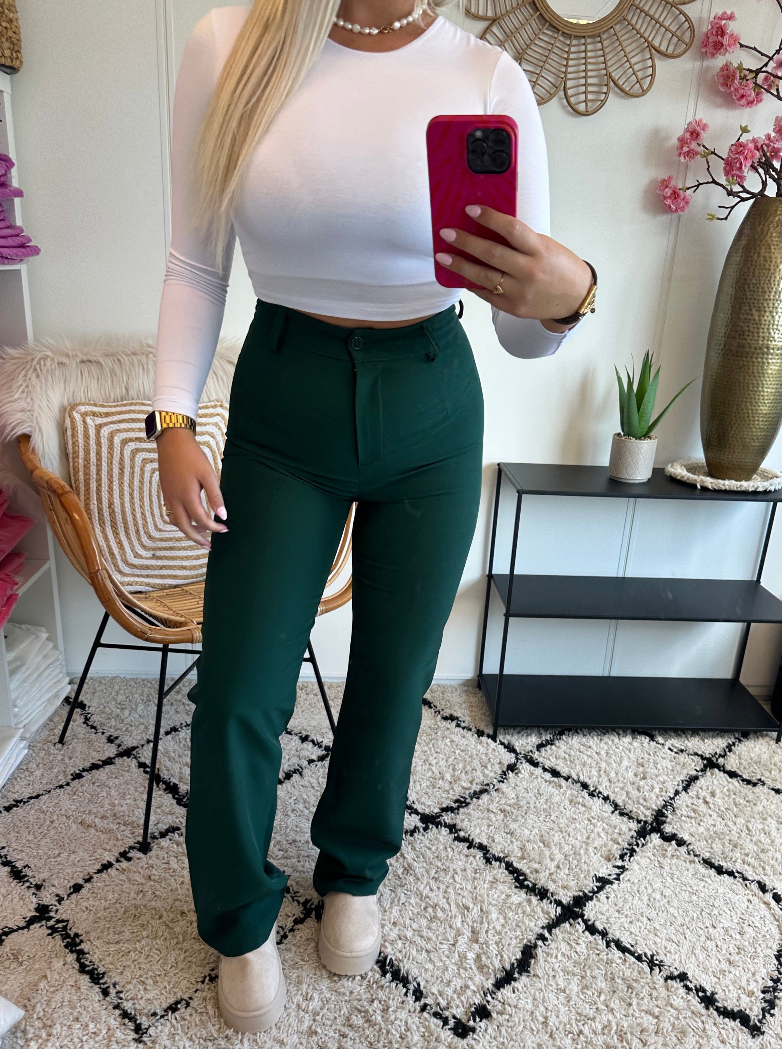 Tess Pantalon | Jungle Groen