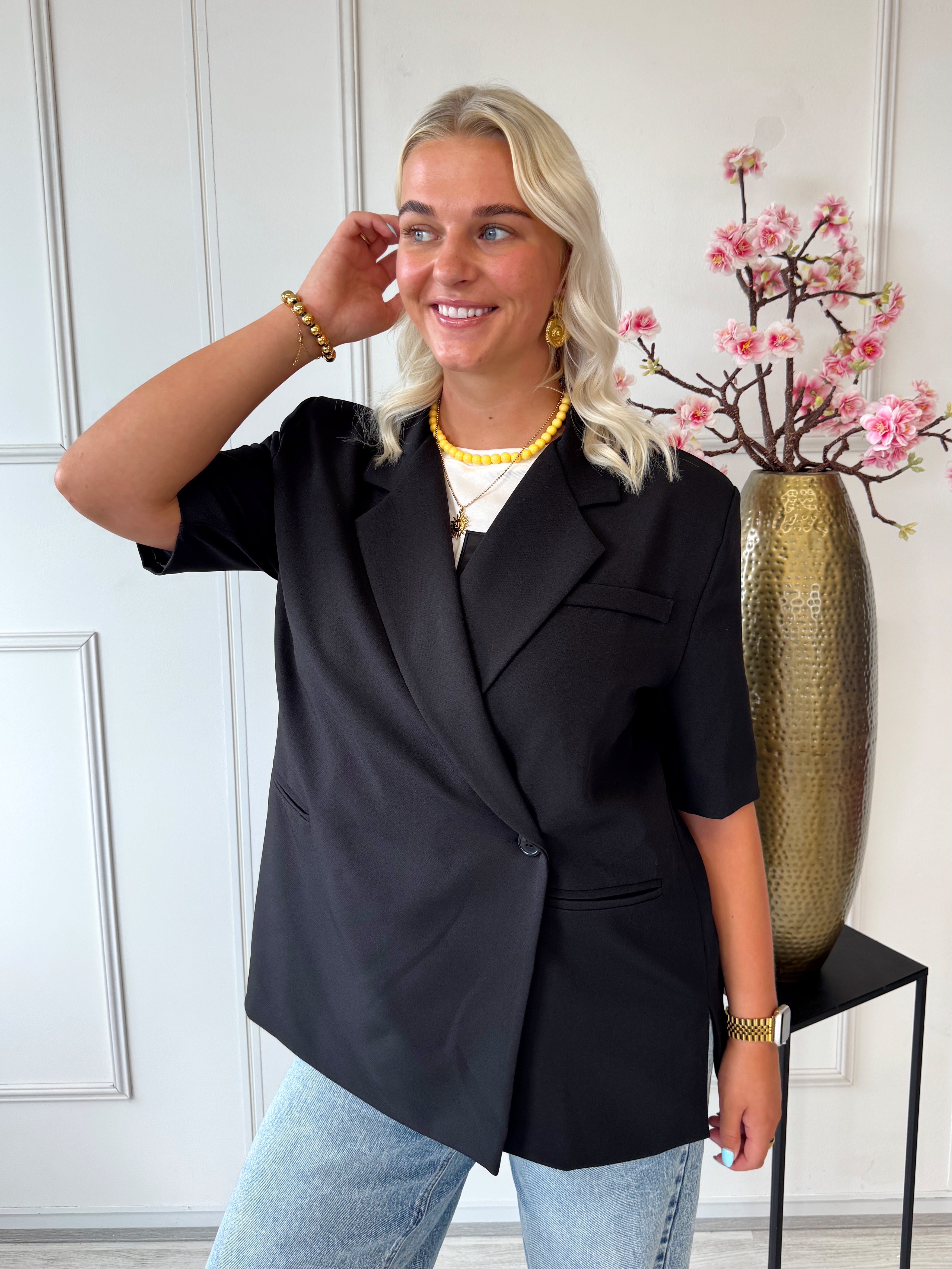 Florine Oversized Blazer | Zwart