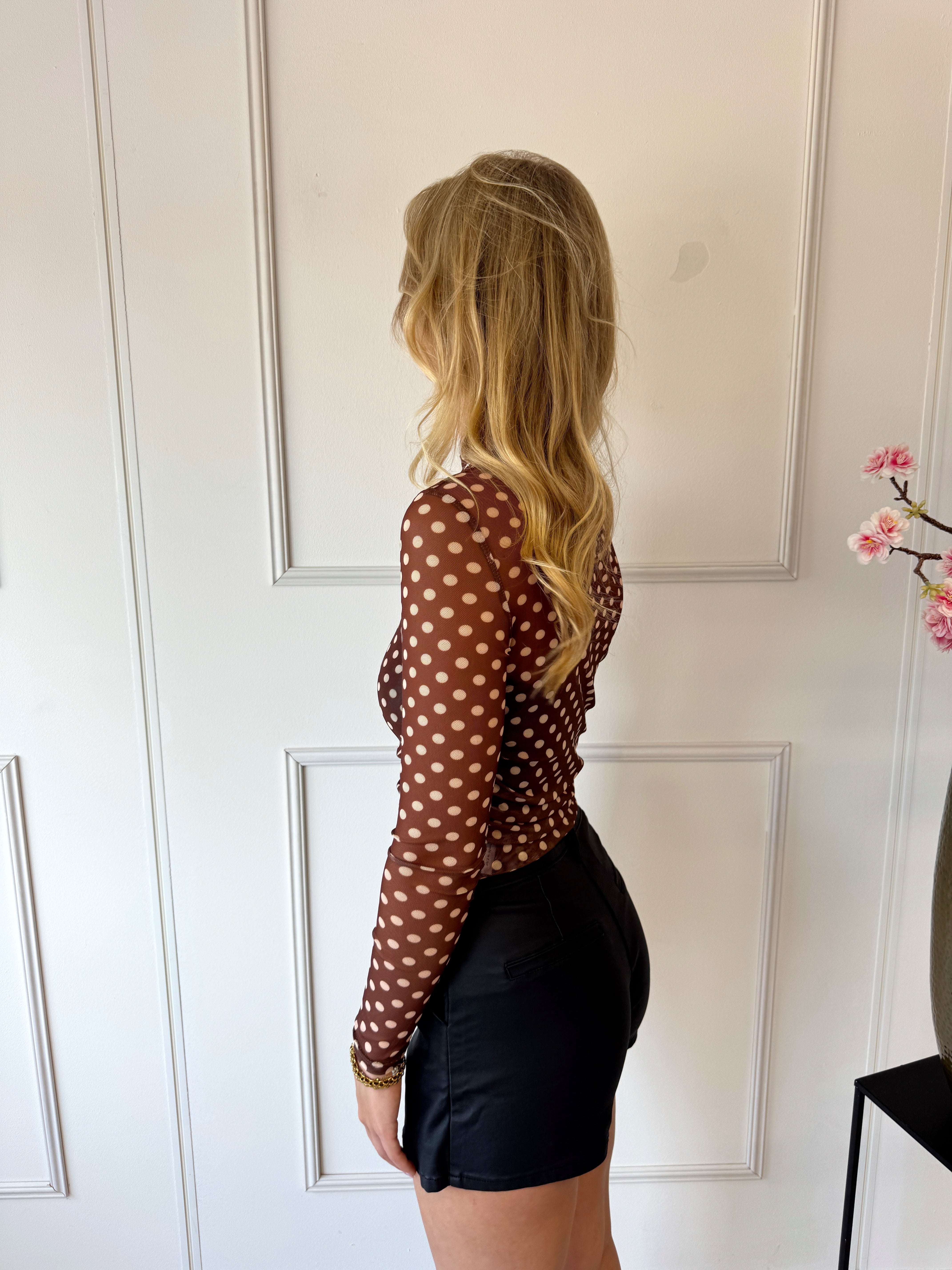 Mesh Dots Top | Bruin