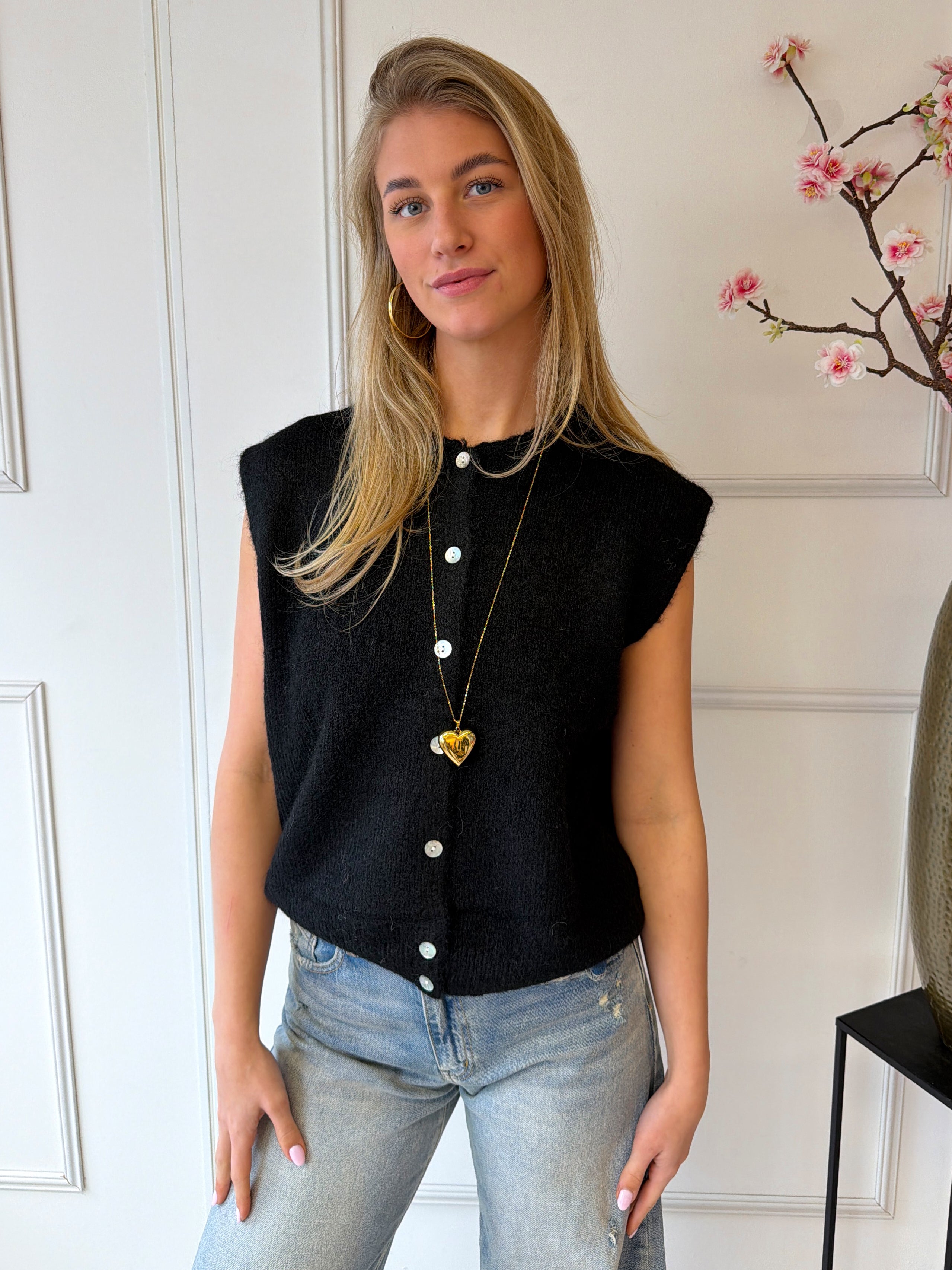 Kilky Gilet Vestje | Zwart