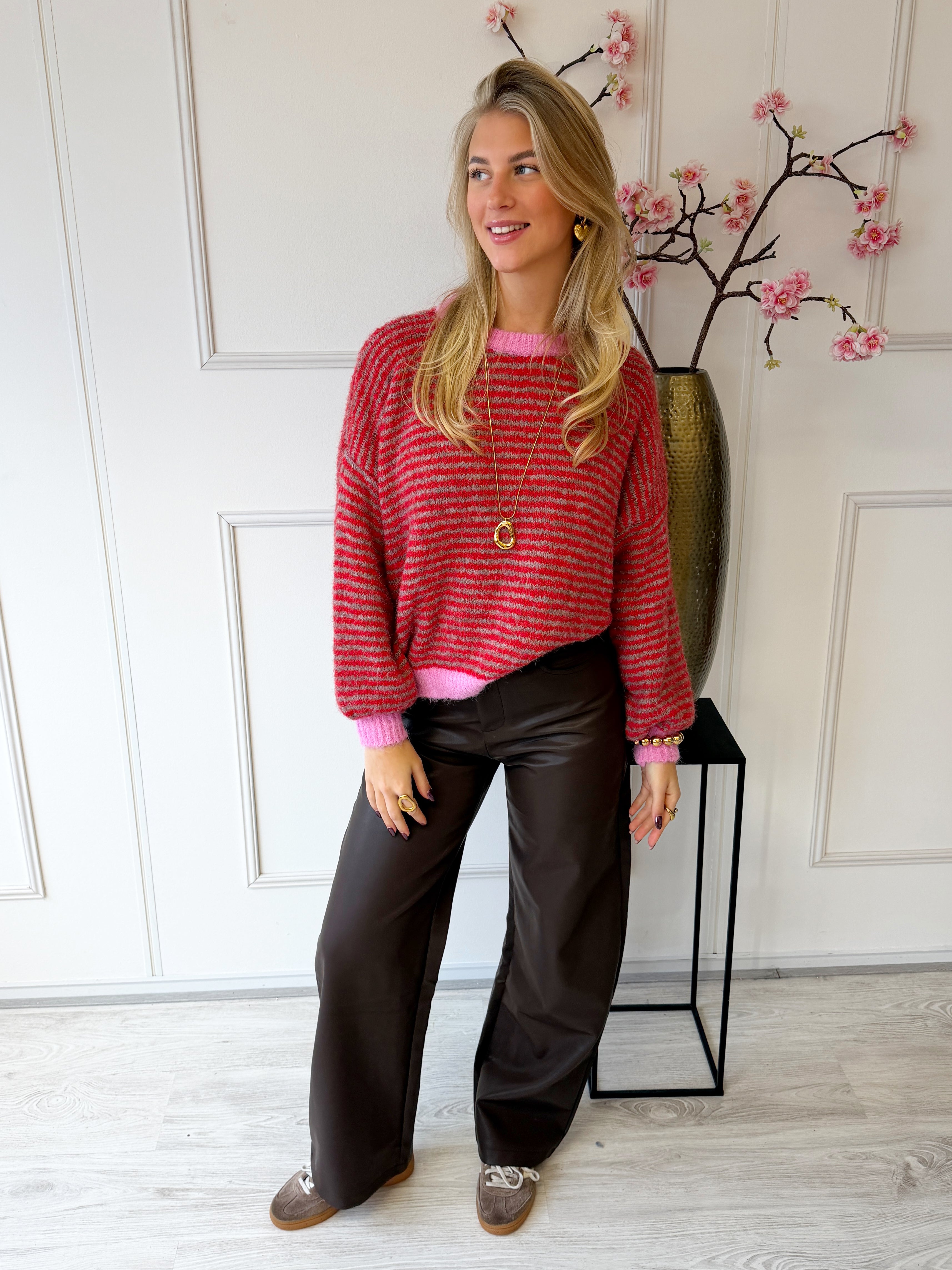 Coated Broek | Bruin