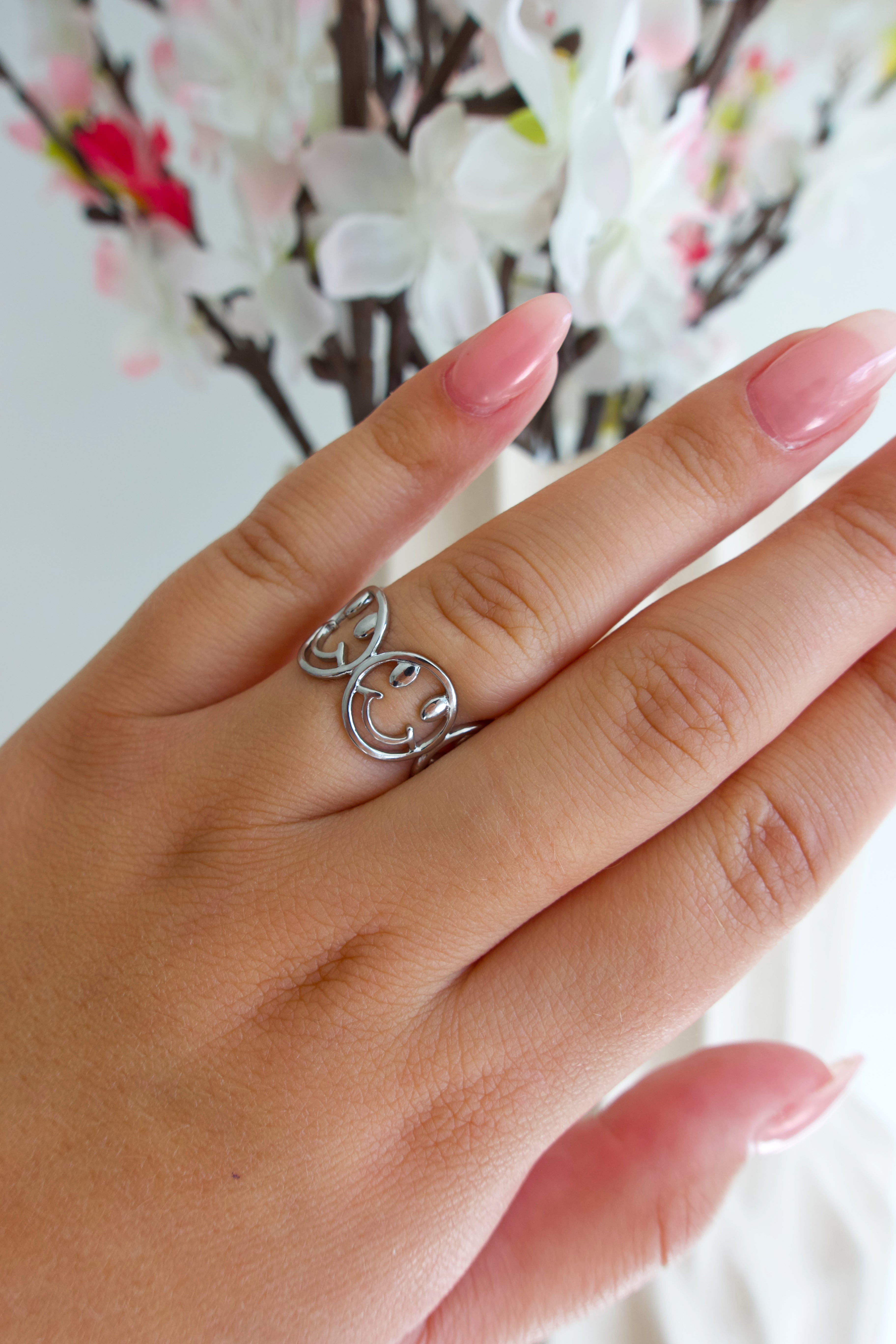 Oh happy day ring | Zilver