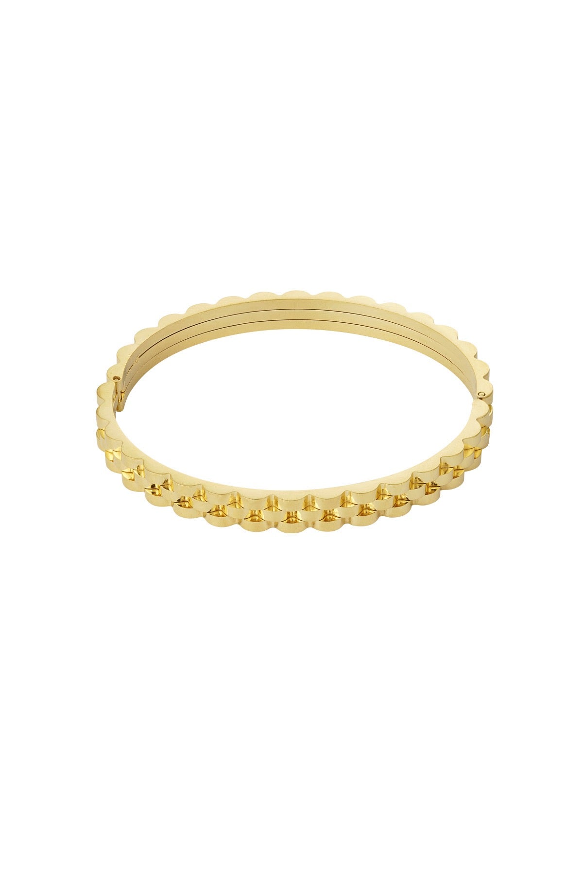 Inspired Schakel Armband | Goud