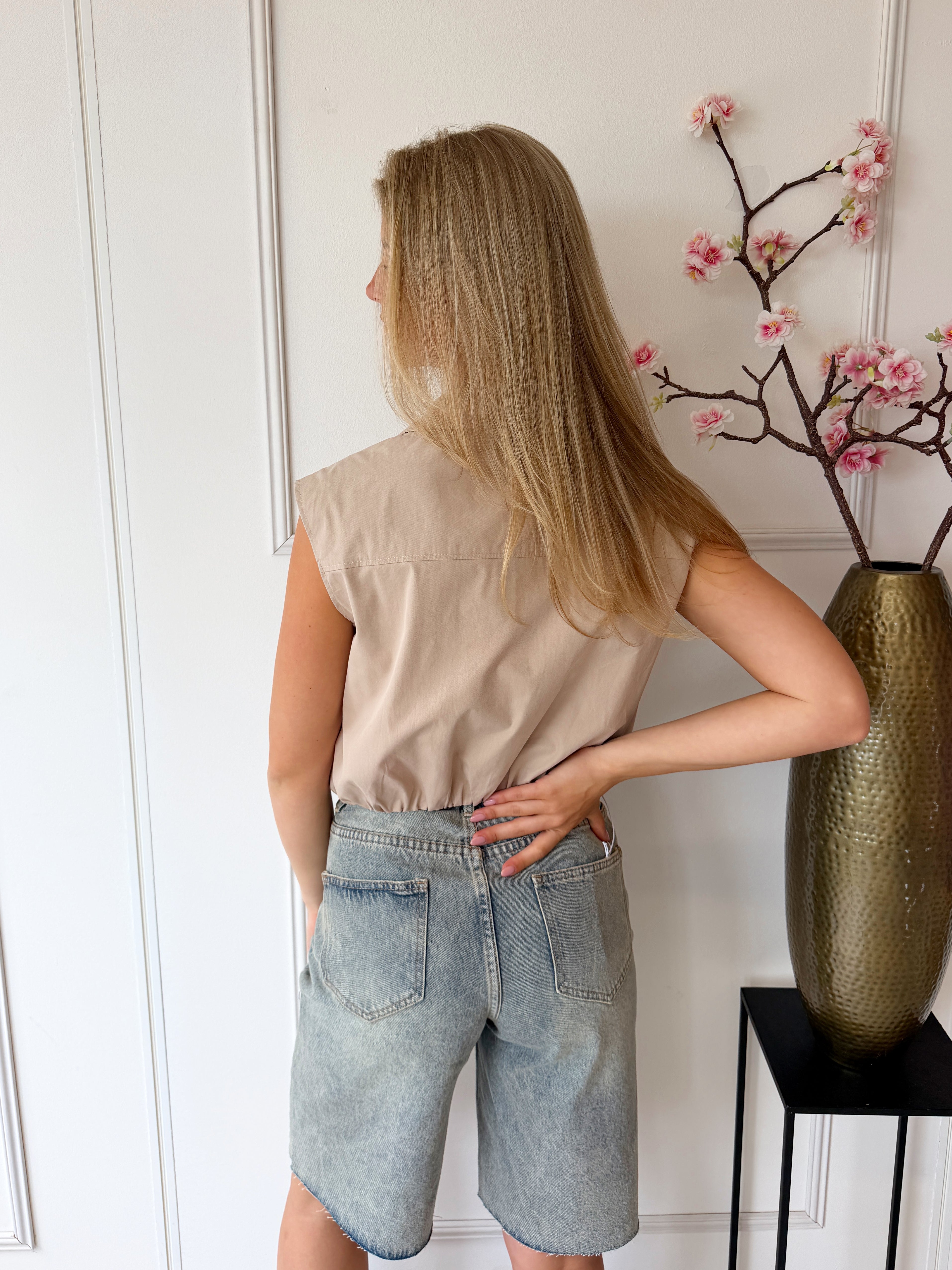 Skye Gilet | Beige