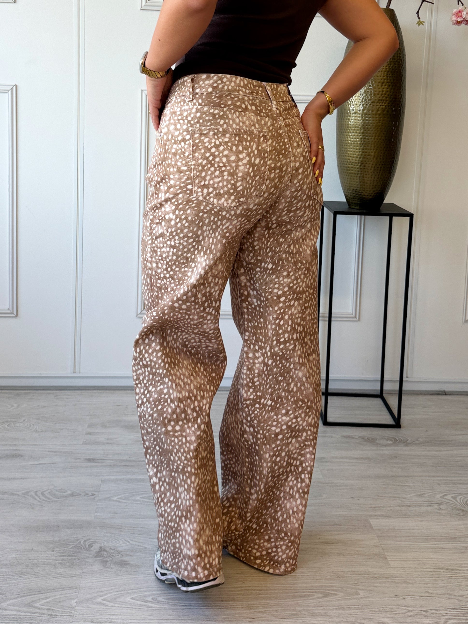 Spotted Muse Jeans | Camel