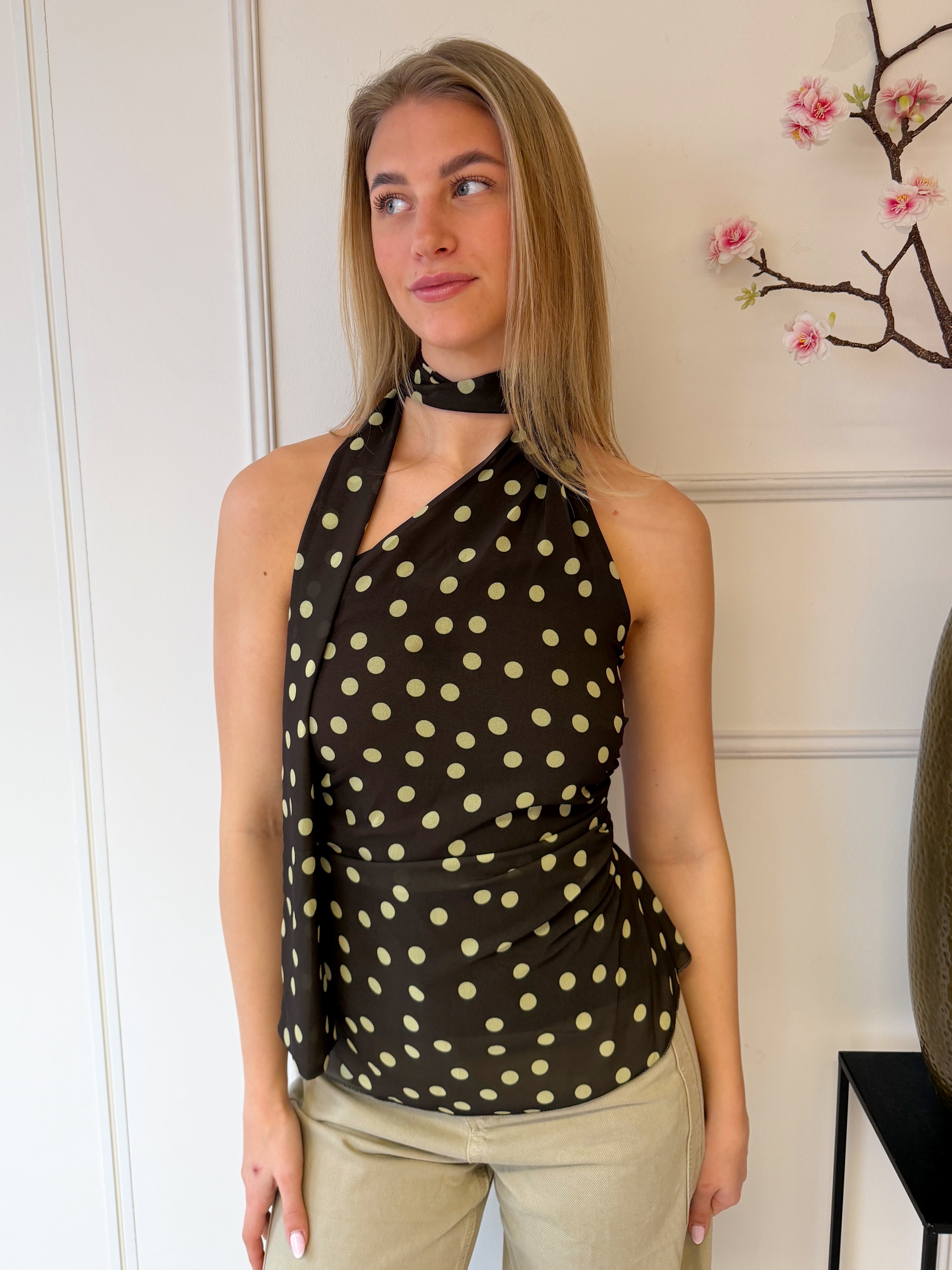 Sophie Dots Top | Groen