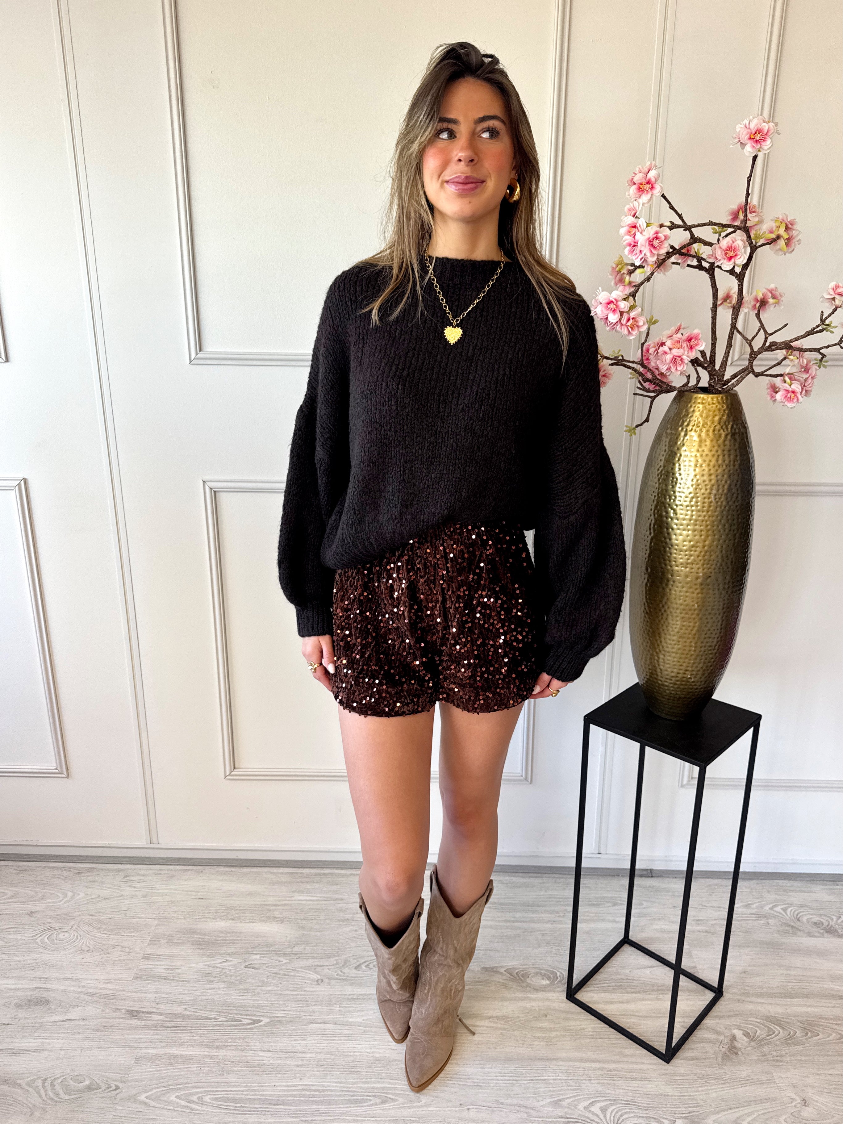 Glitter Short | Bruin