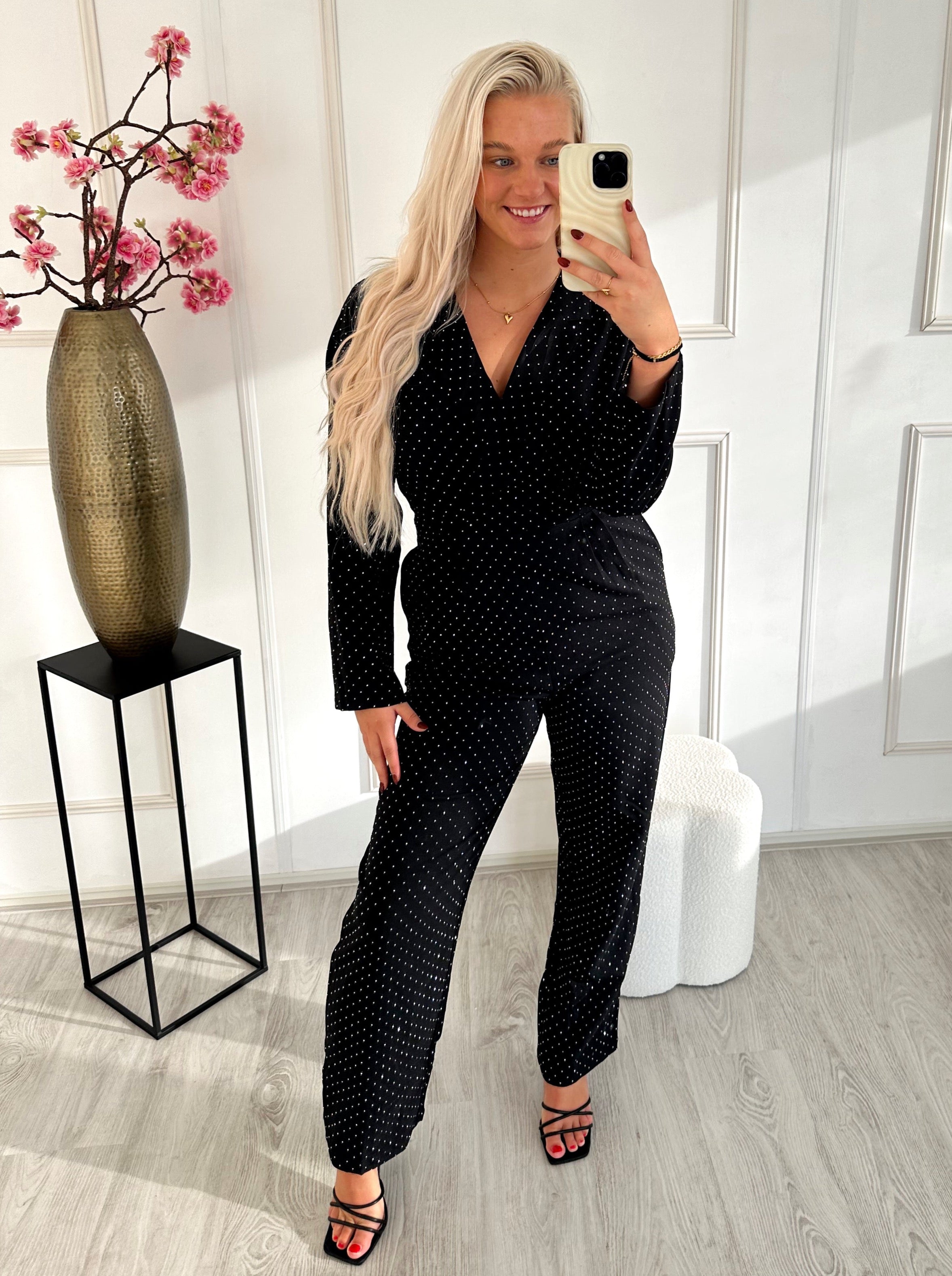 Limited Diamond Jumpsuit | Zwart