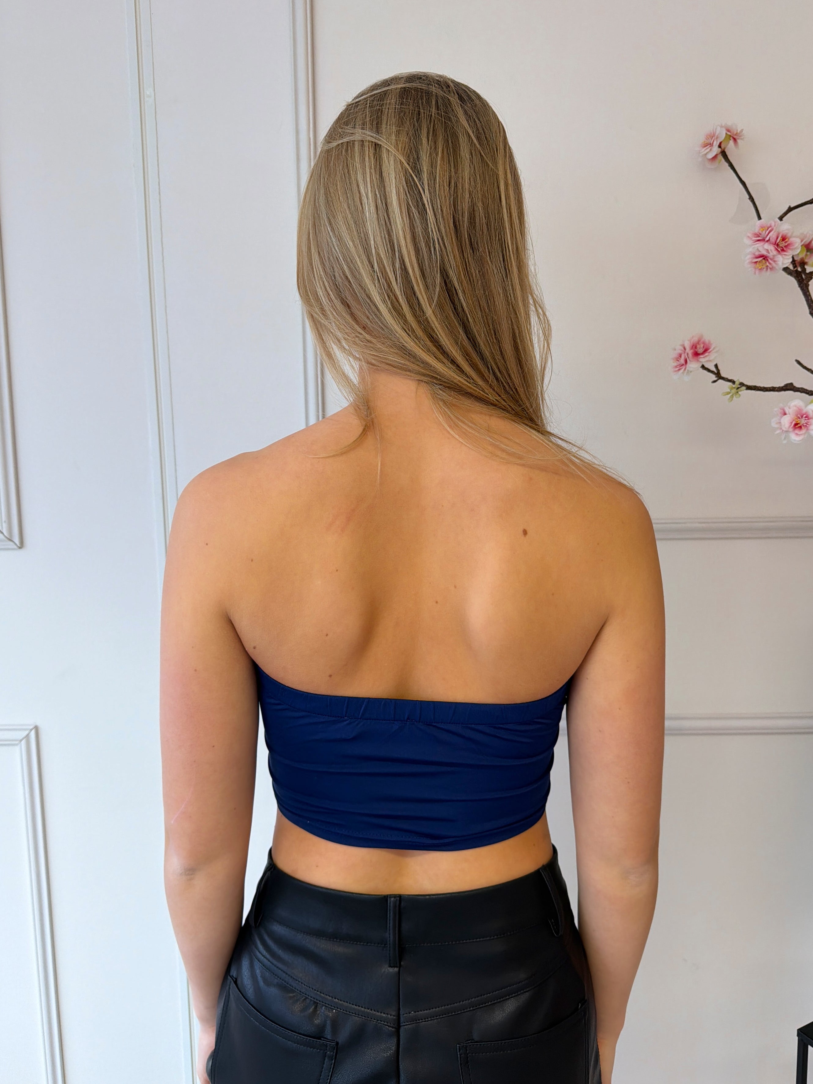 Bandeau Top | Navy Blauw