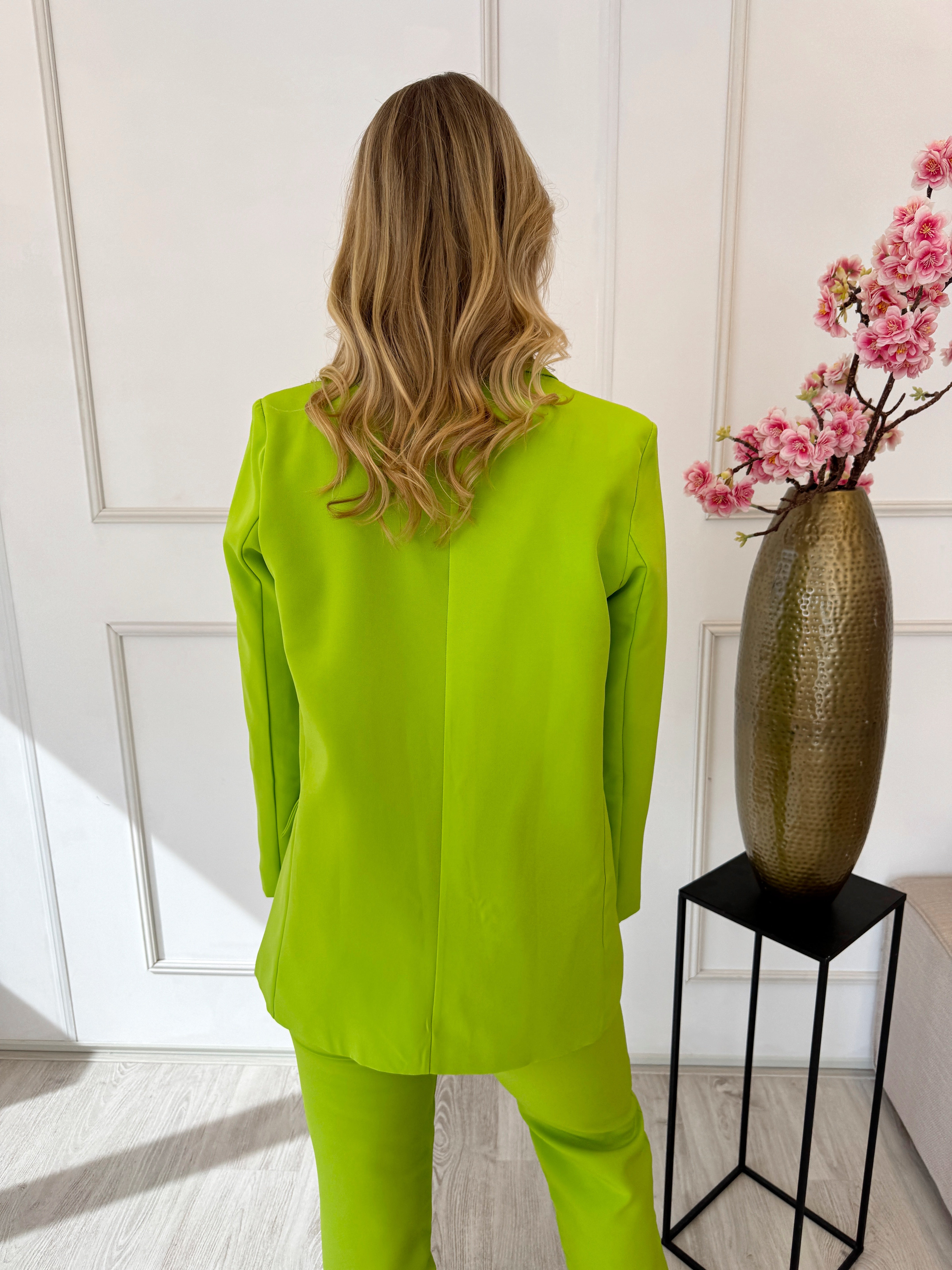 Tess Blazer | Lime Groen