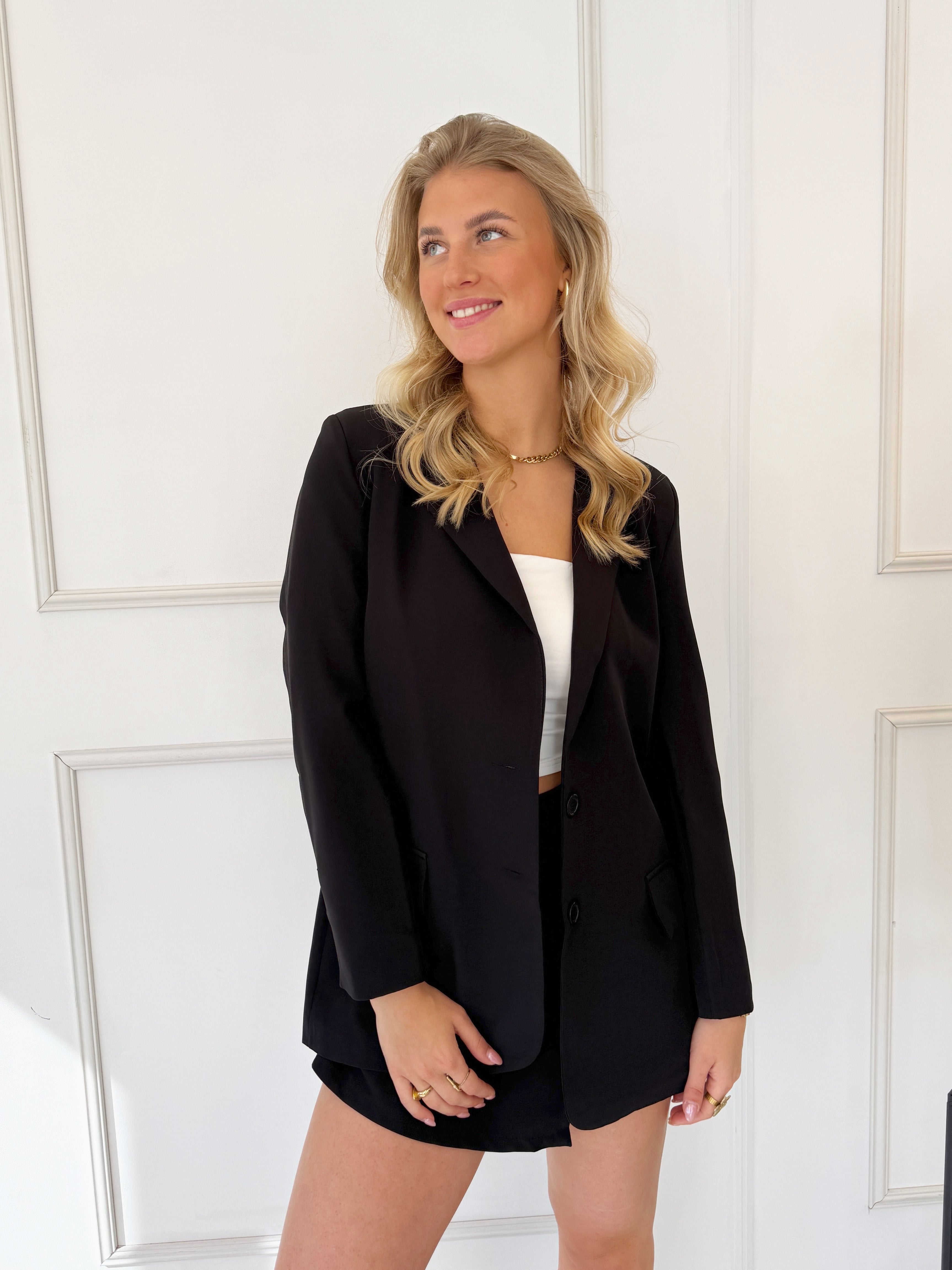 Tess Blazer | Zwart