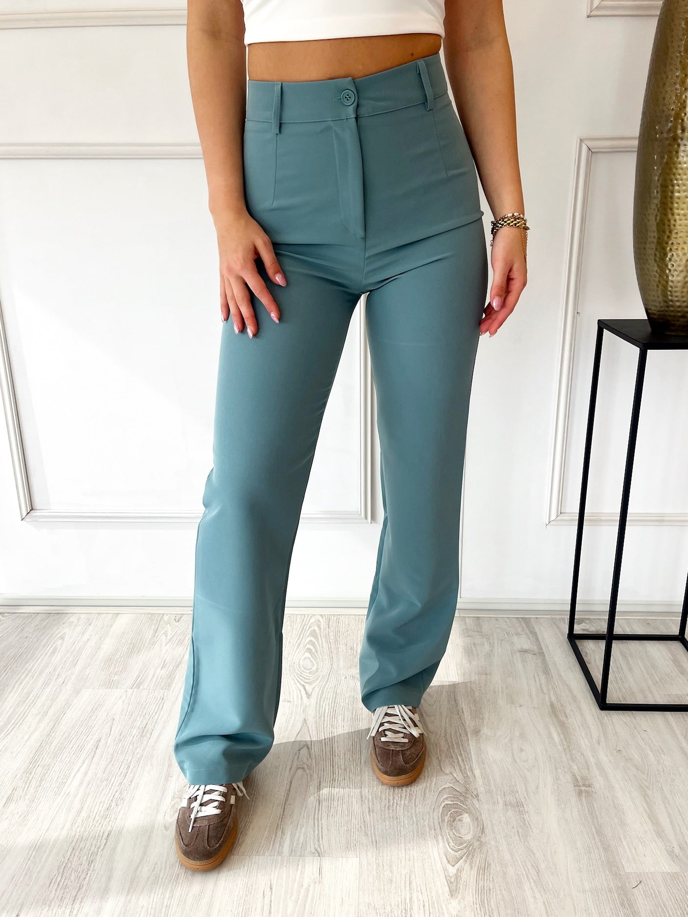 Tess Pantalon | Dusty Blue