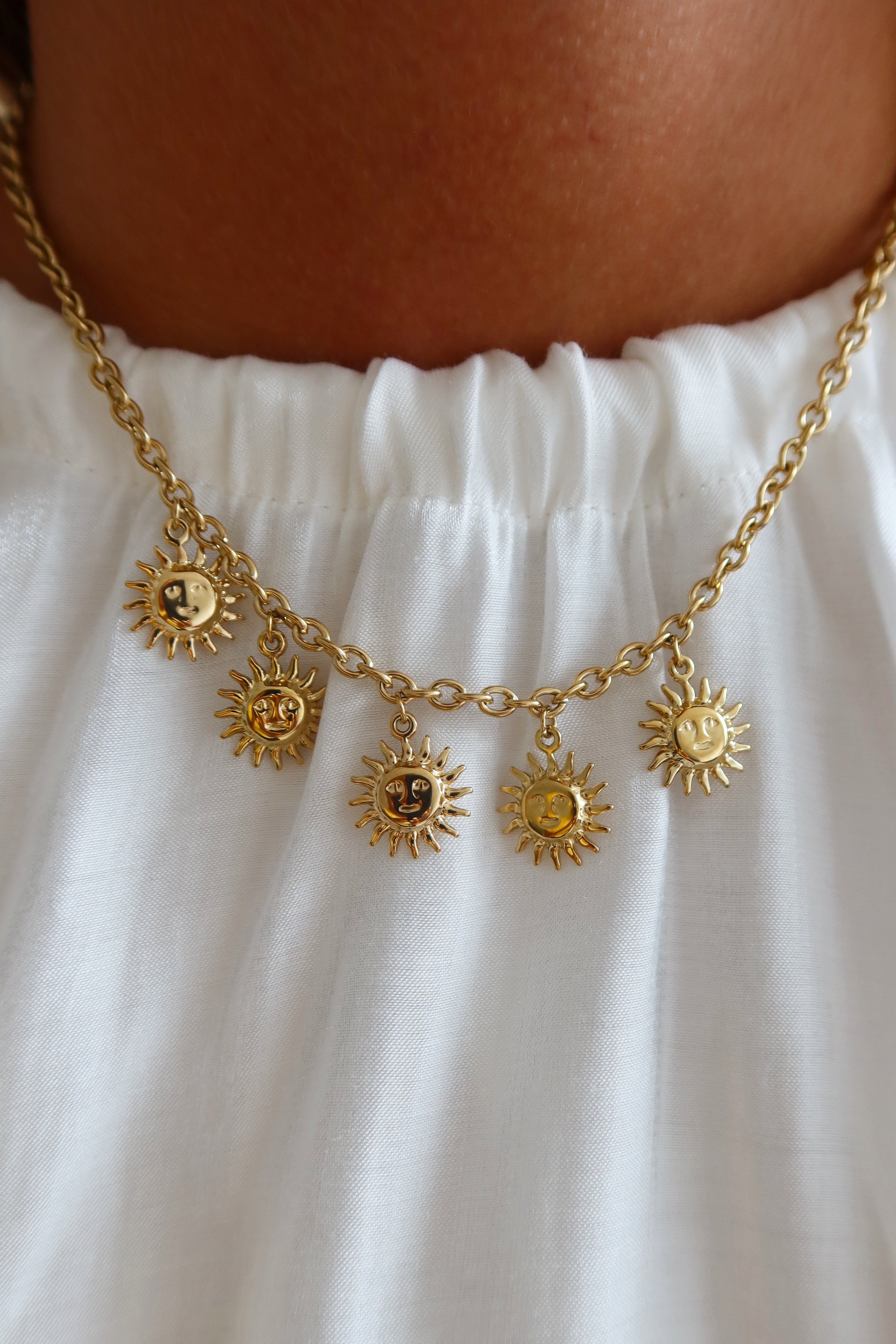 Sunshine Ketting | Goud