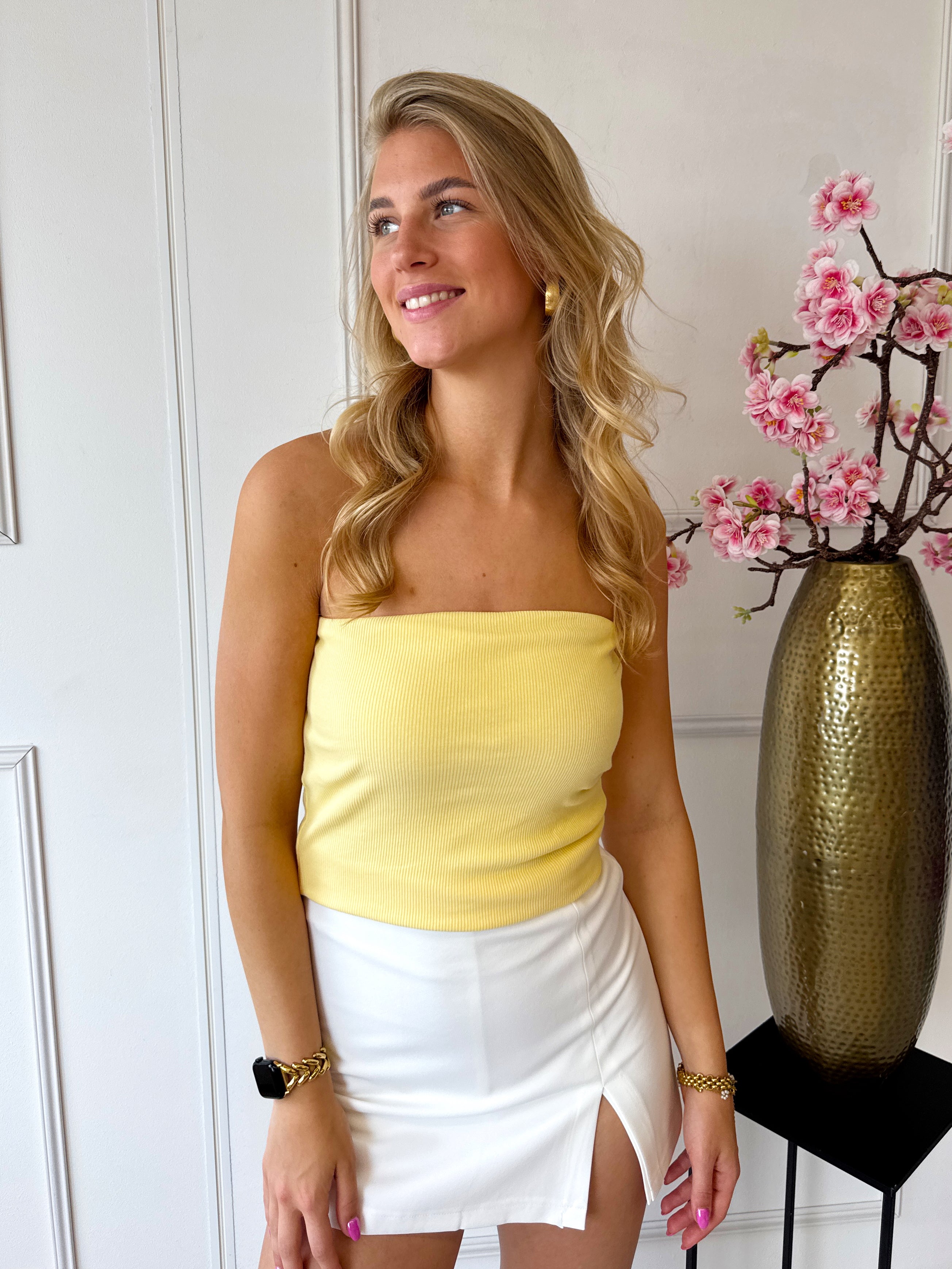 Tube Top | Geel