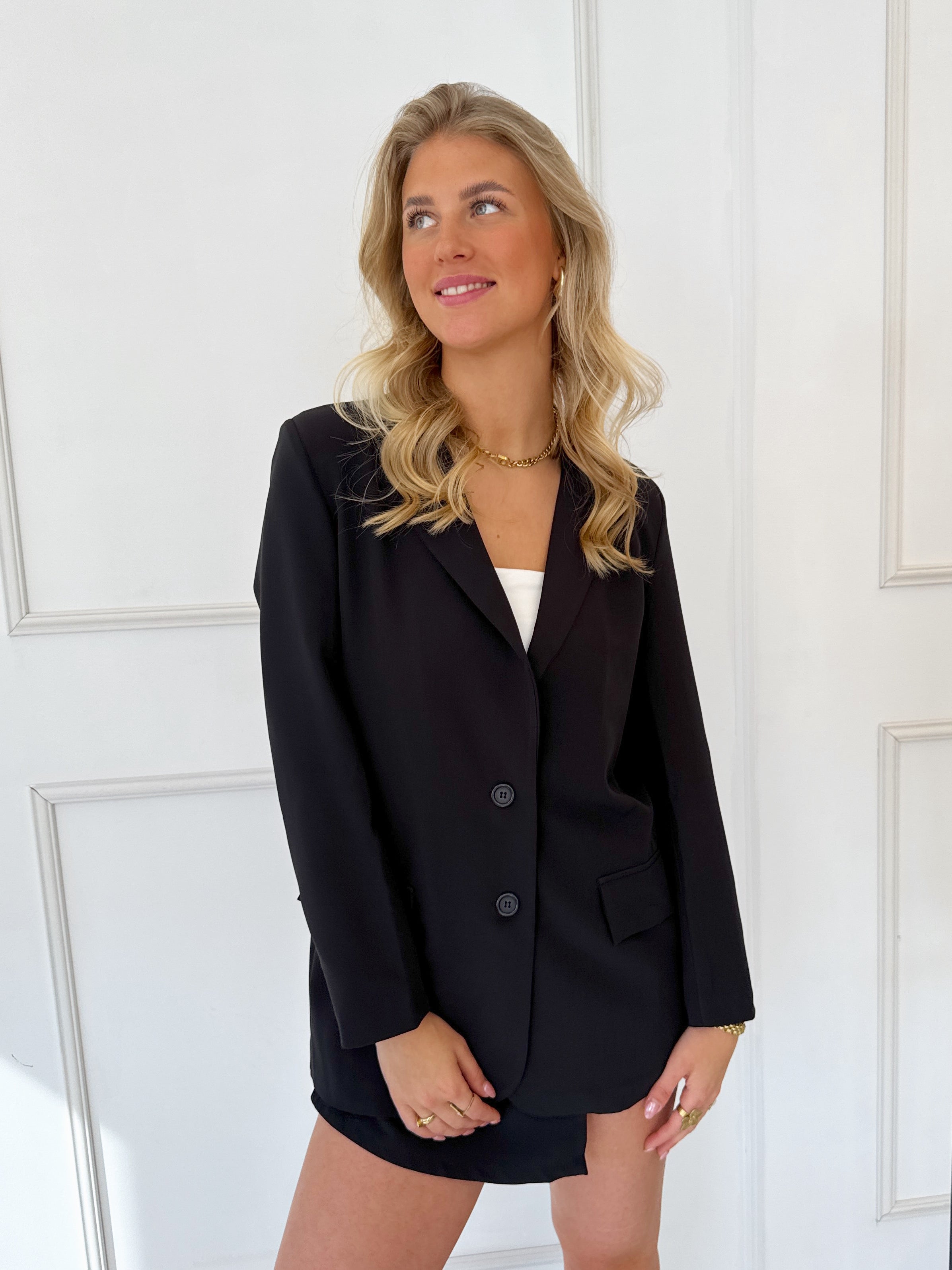 Tess Blazer | Zwart