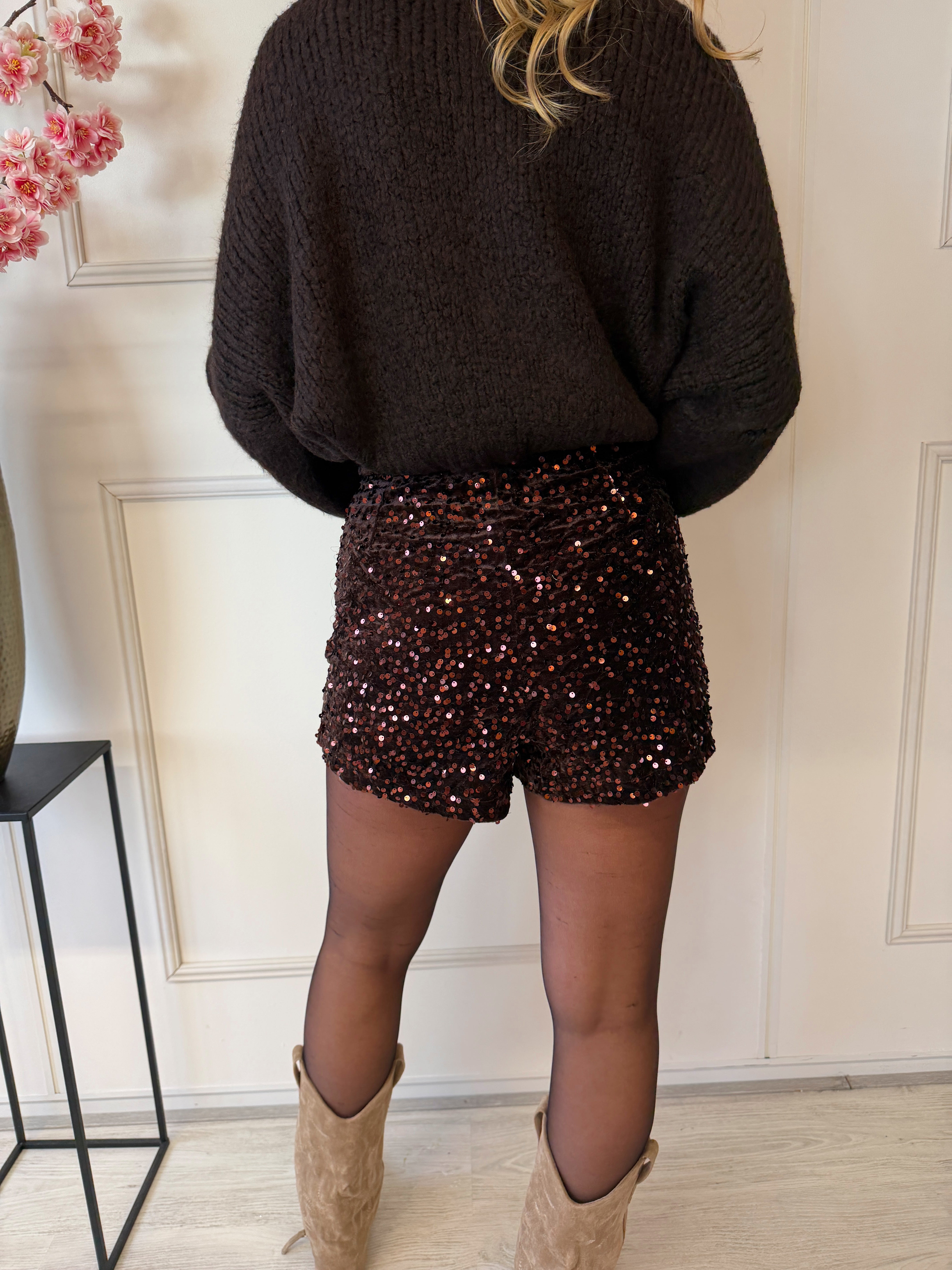 Glitter Skort | Bruin