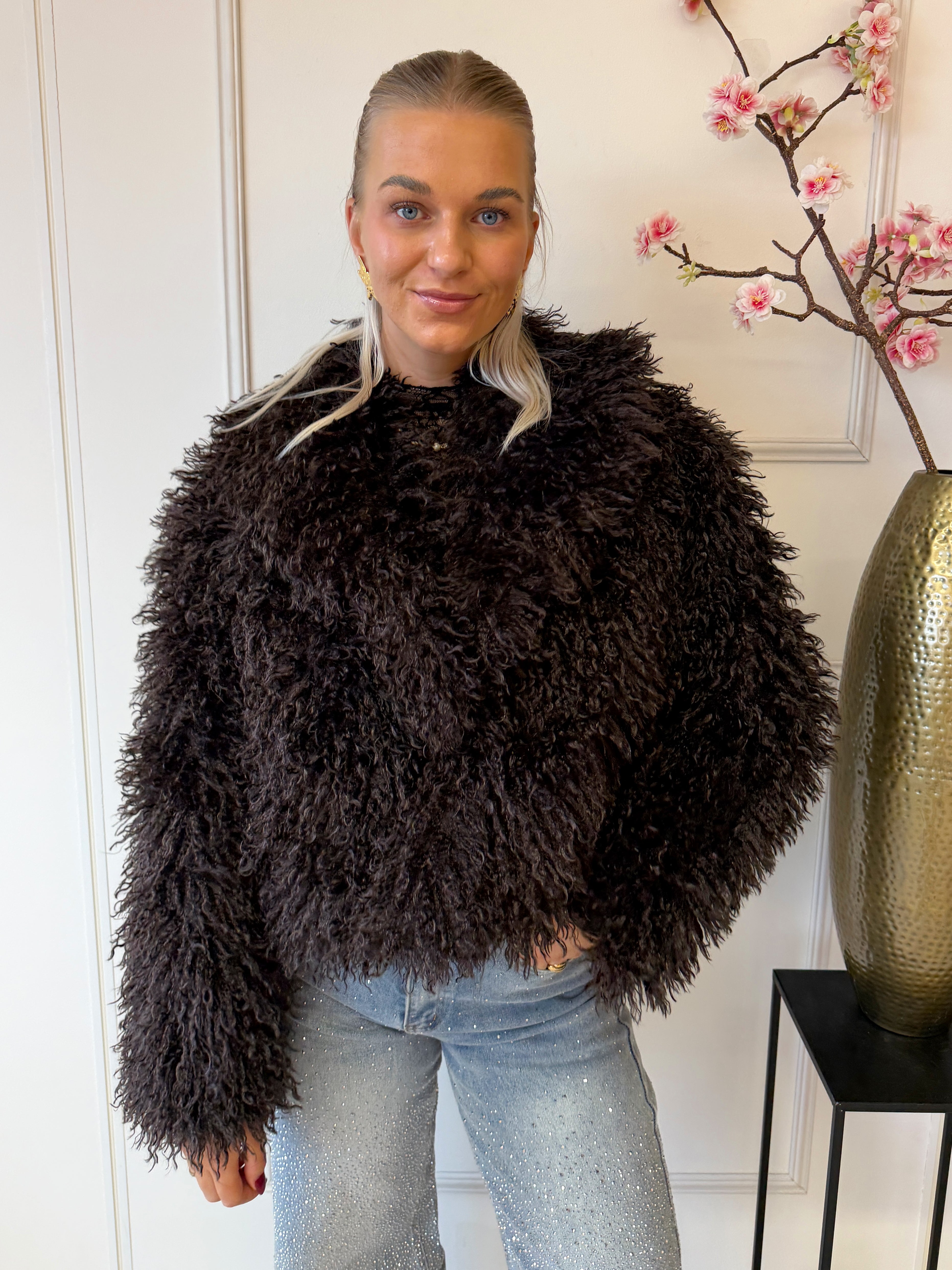 Fluffy Jas | Donkerbruin