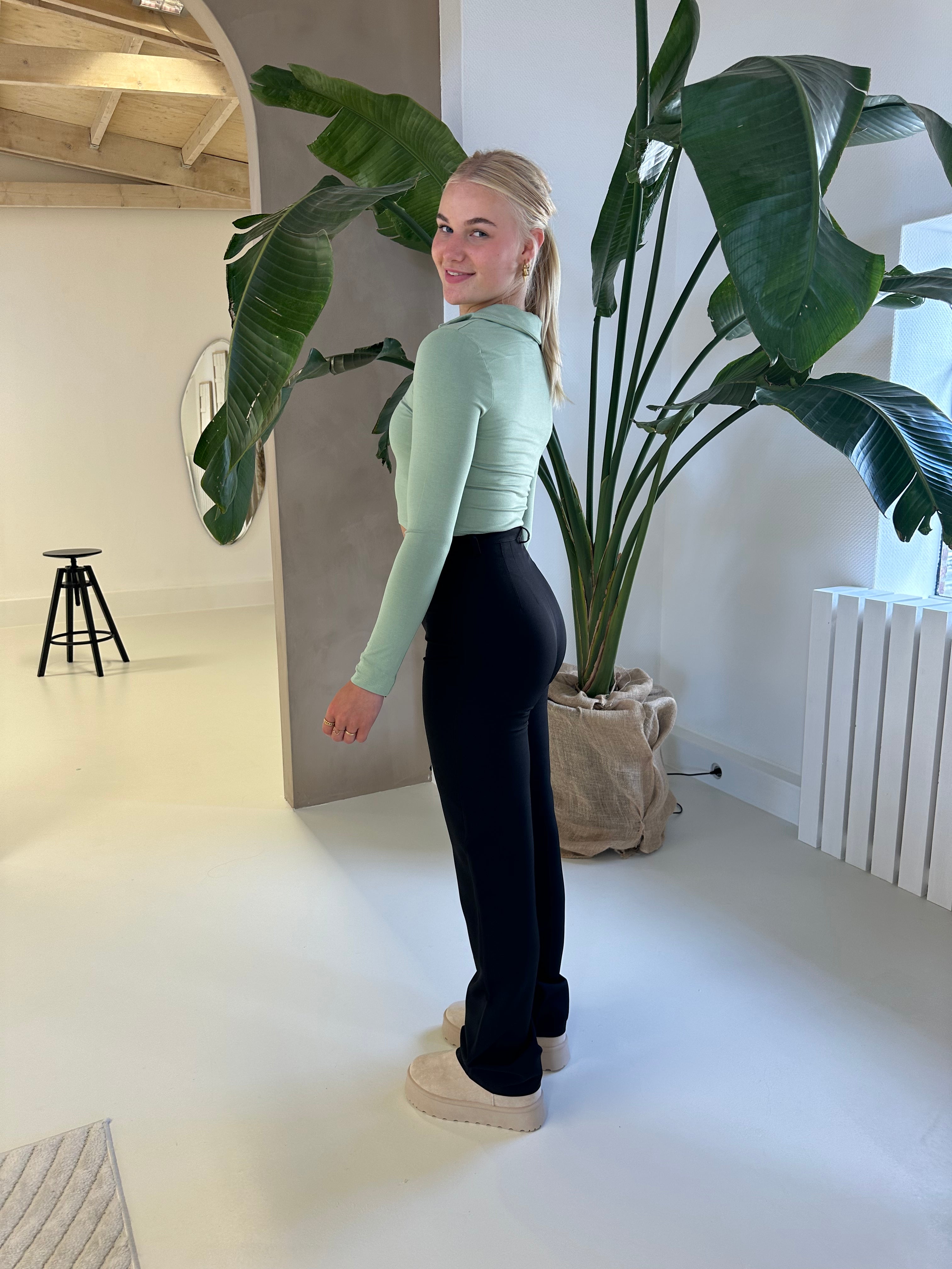 Reagan Top | Pistache