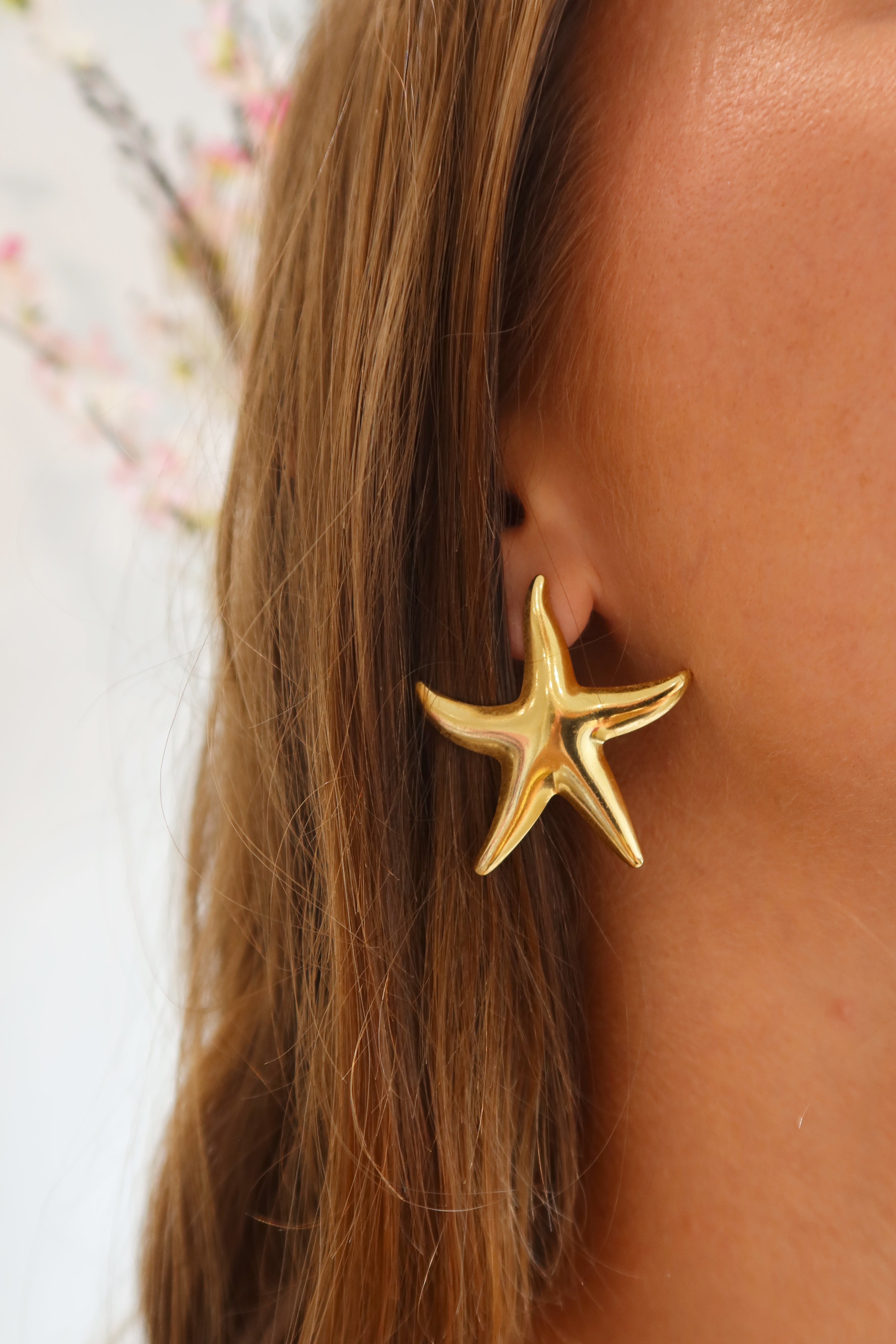 Starfish Oorbellen | Goud