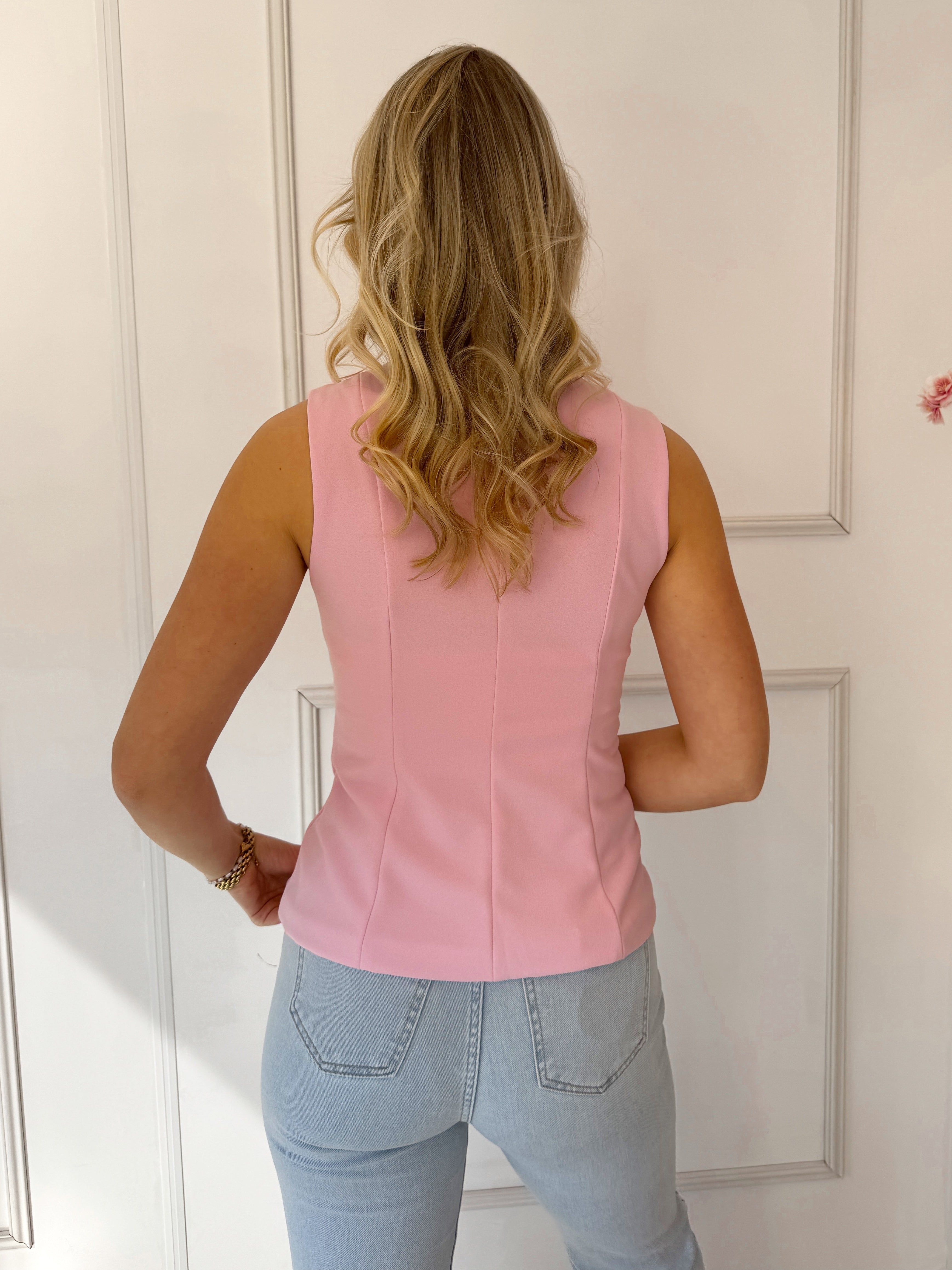 Amber Gilet | Roze