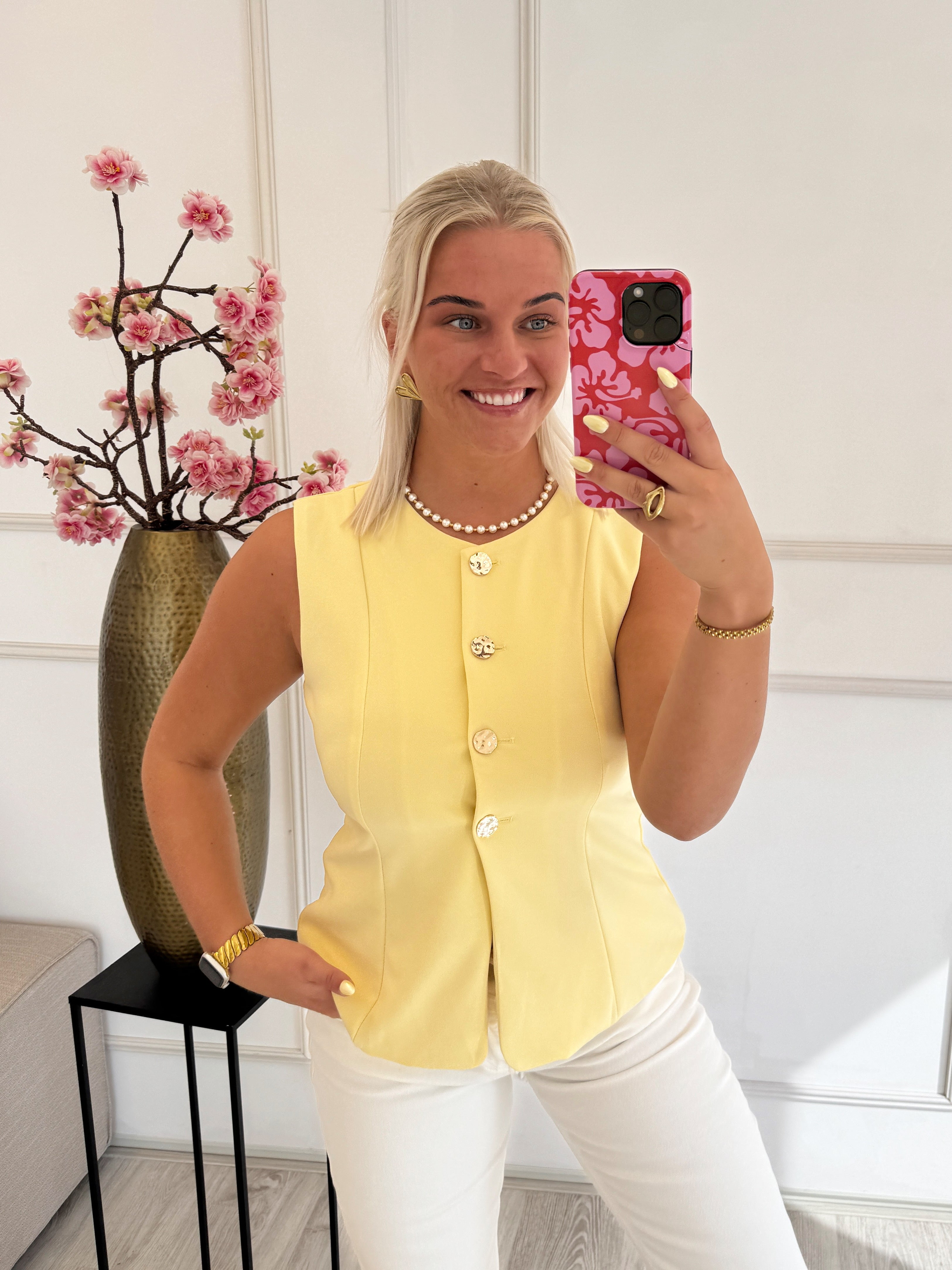 Amber Gilet | Geel