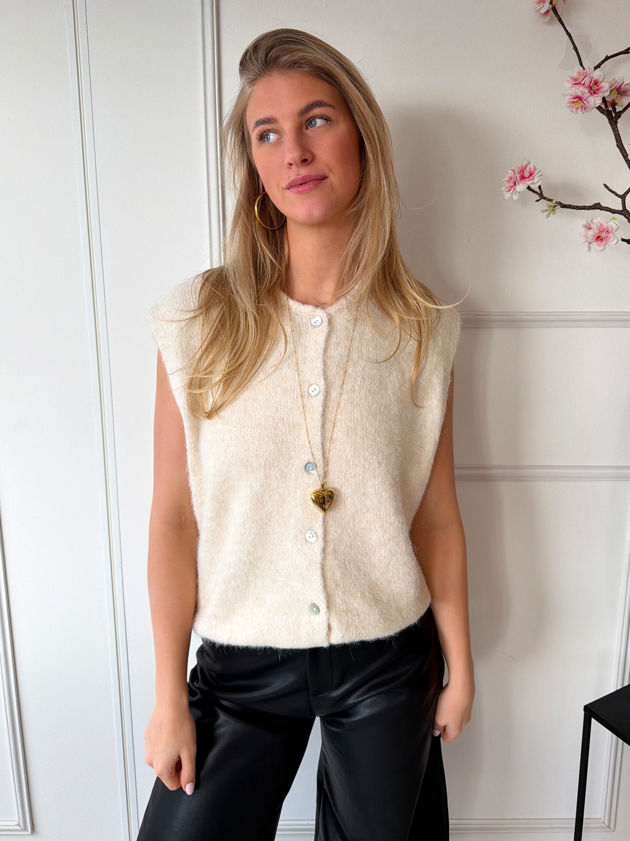 Kilky Gilet Vestje | Beige