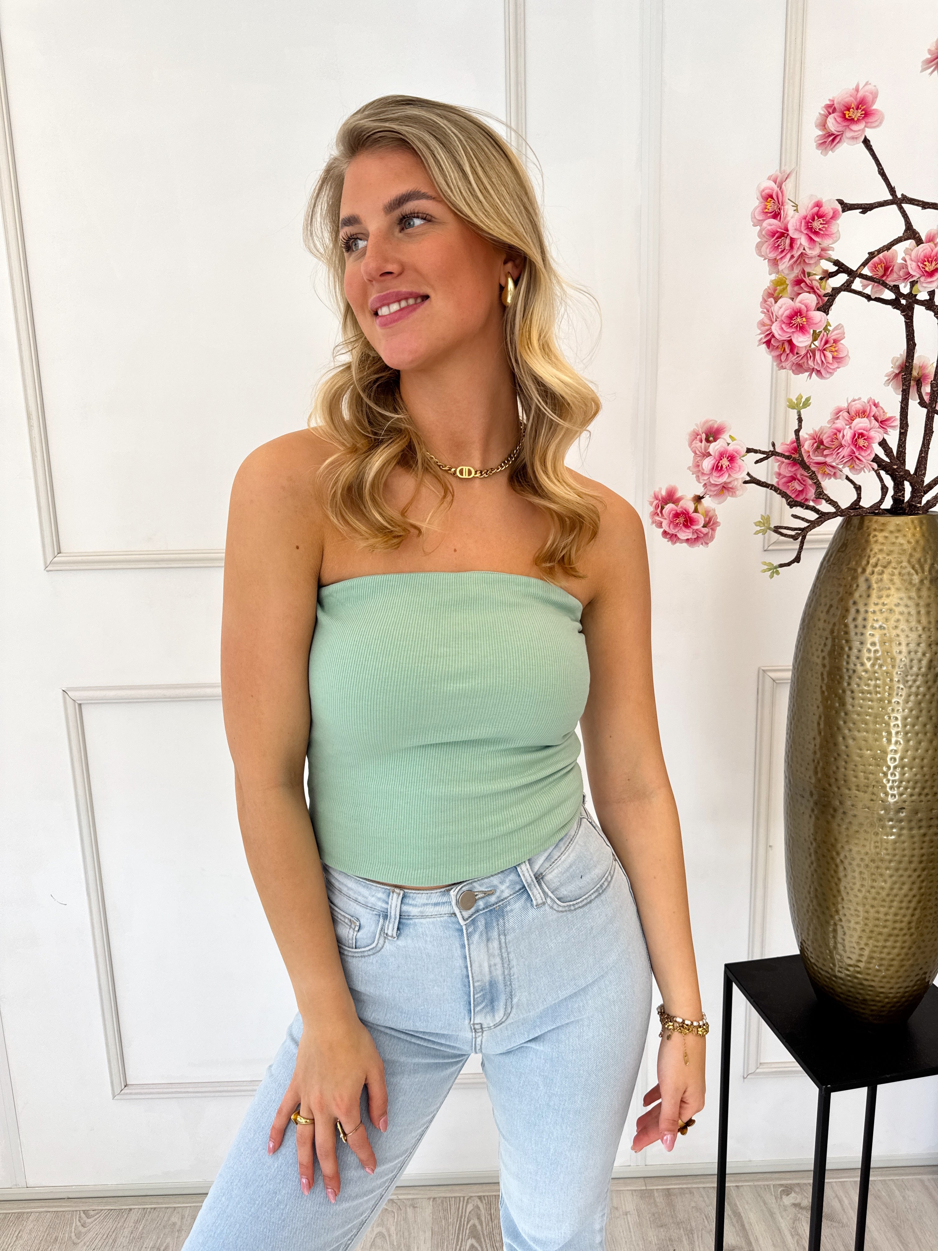 Tube Top | Groen