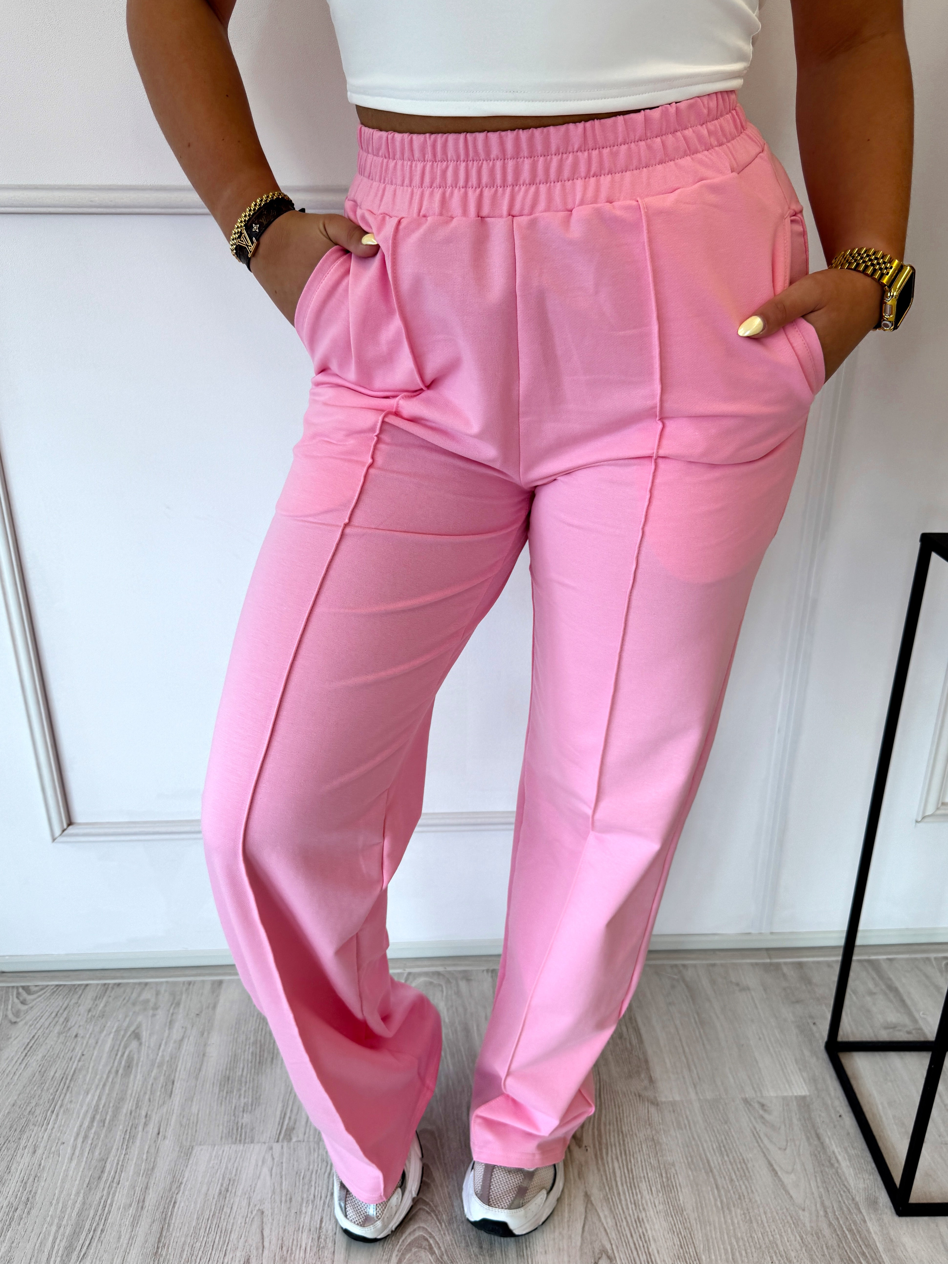 Basic Stretchy Pants | Roze